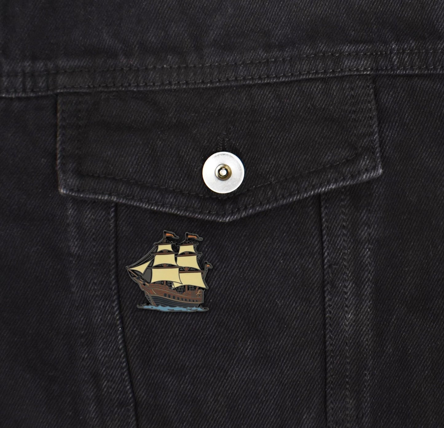 Sailing Ship Enamel Pin - Clayton Jewelry Labs