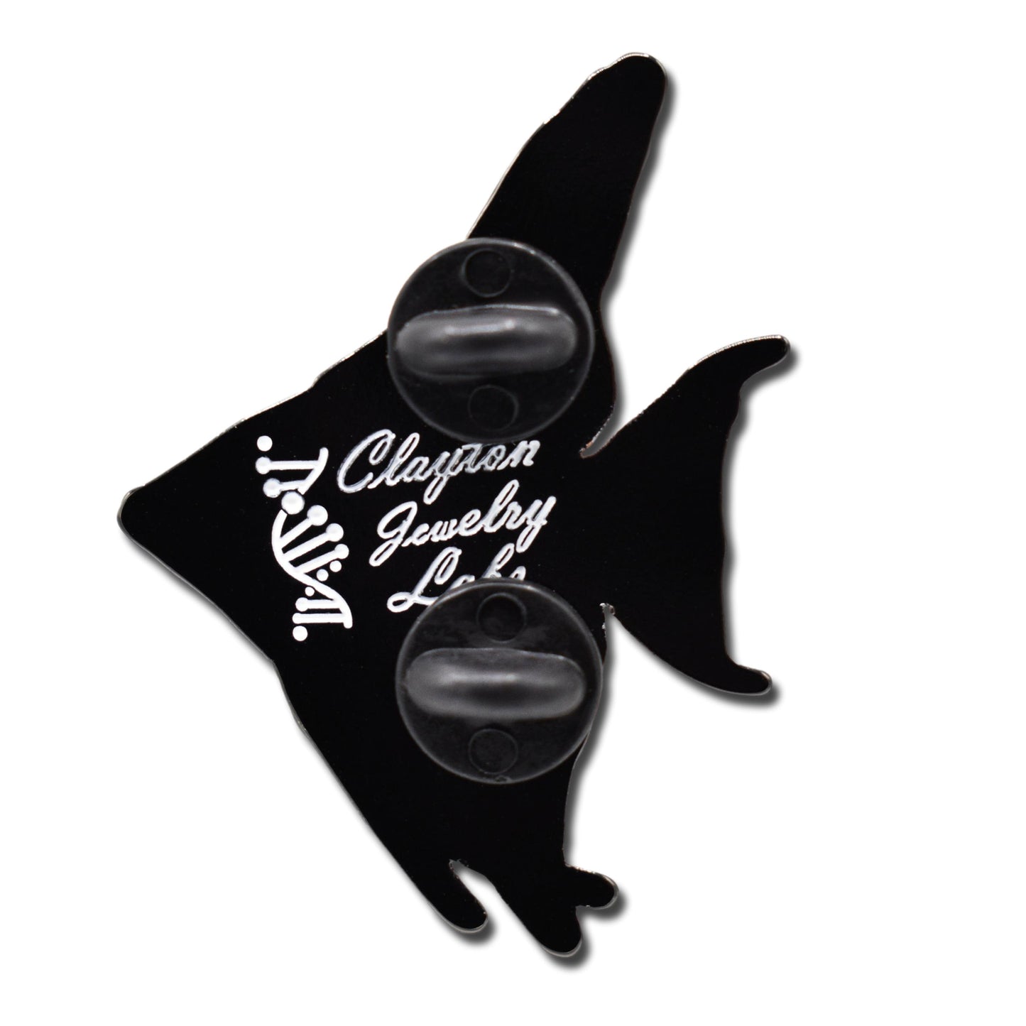 Angelfish Hard Enamel Pin | Clayton Jewelry Labs