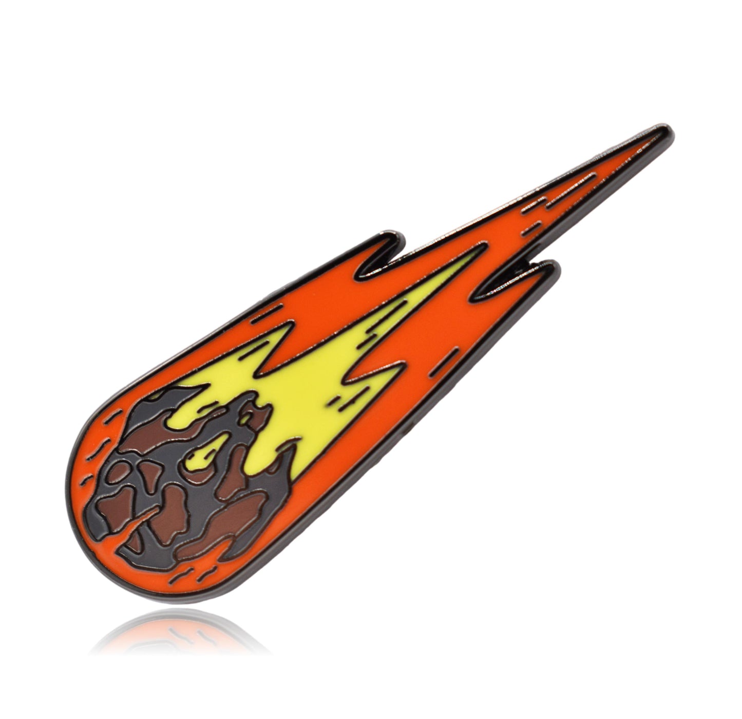 Asteroid Meteor Enamel Pin | Clayton Jewelry Labs