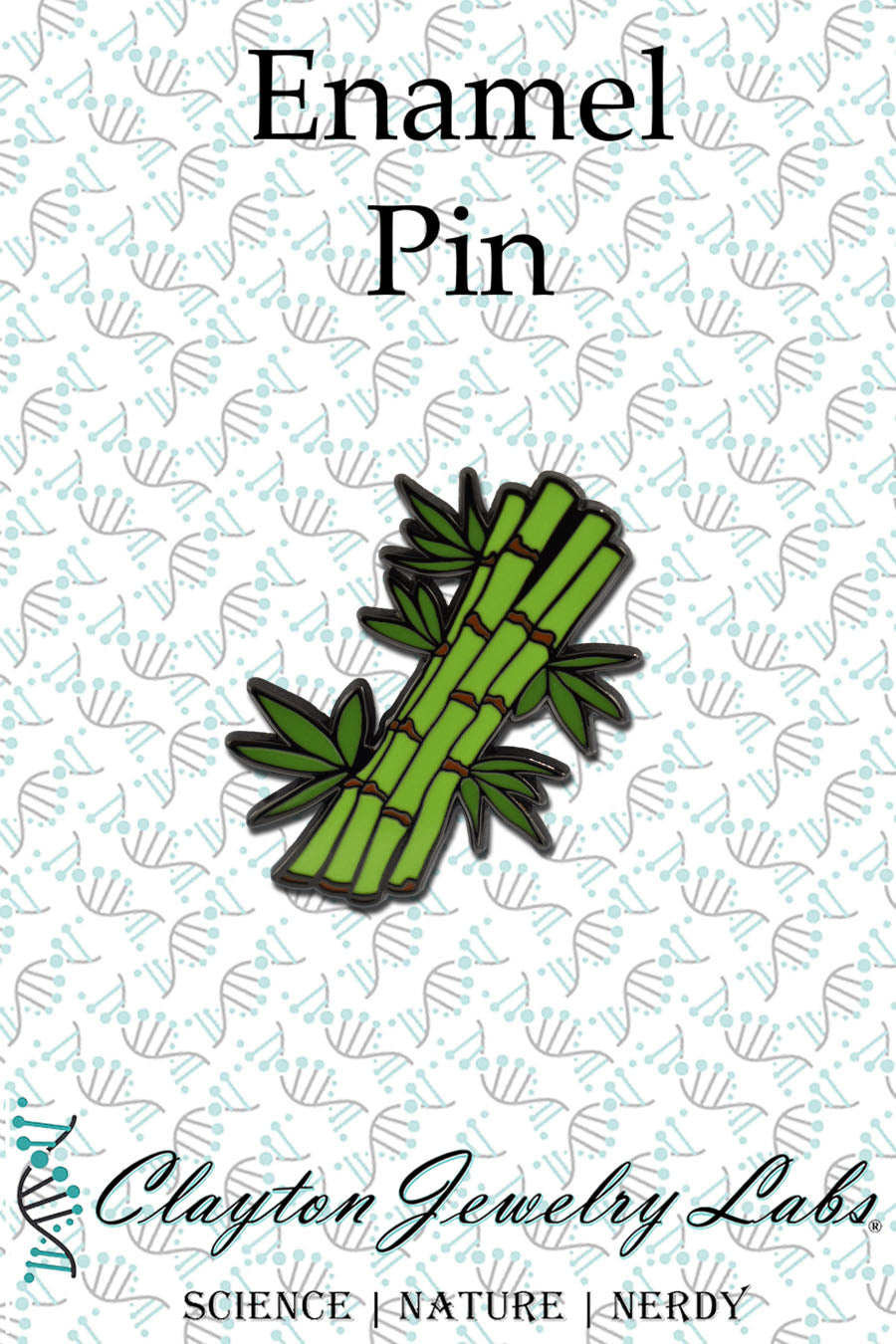 Bamboo Enamel Pin | Clayton Jewelry Labs