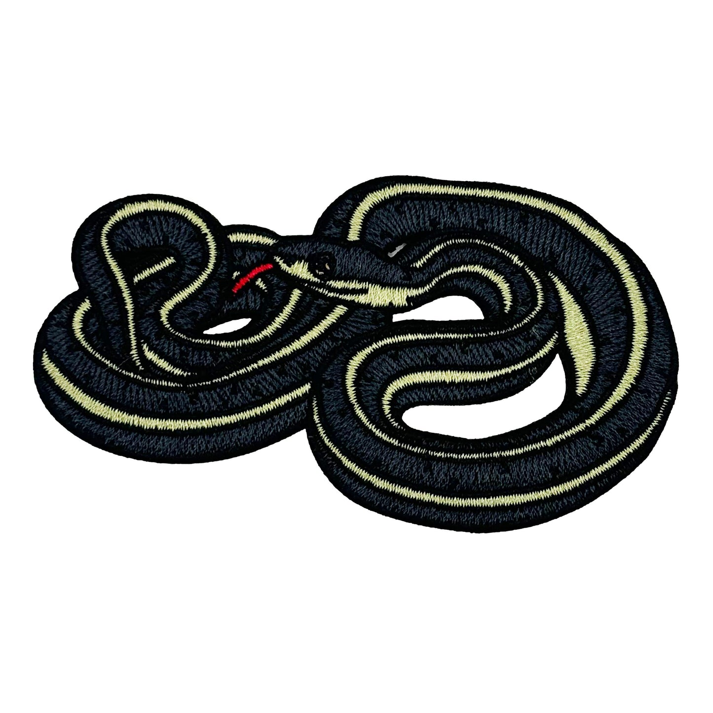 Garter Snake Embroidered Iron-on Patch | Clayton Jewelry Labs
