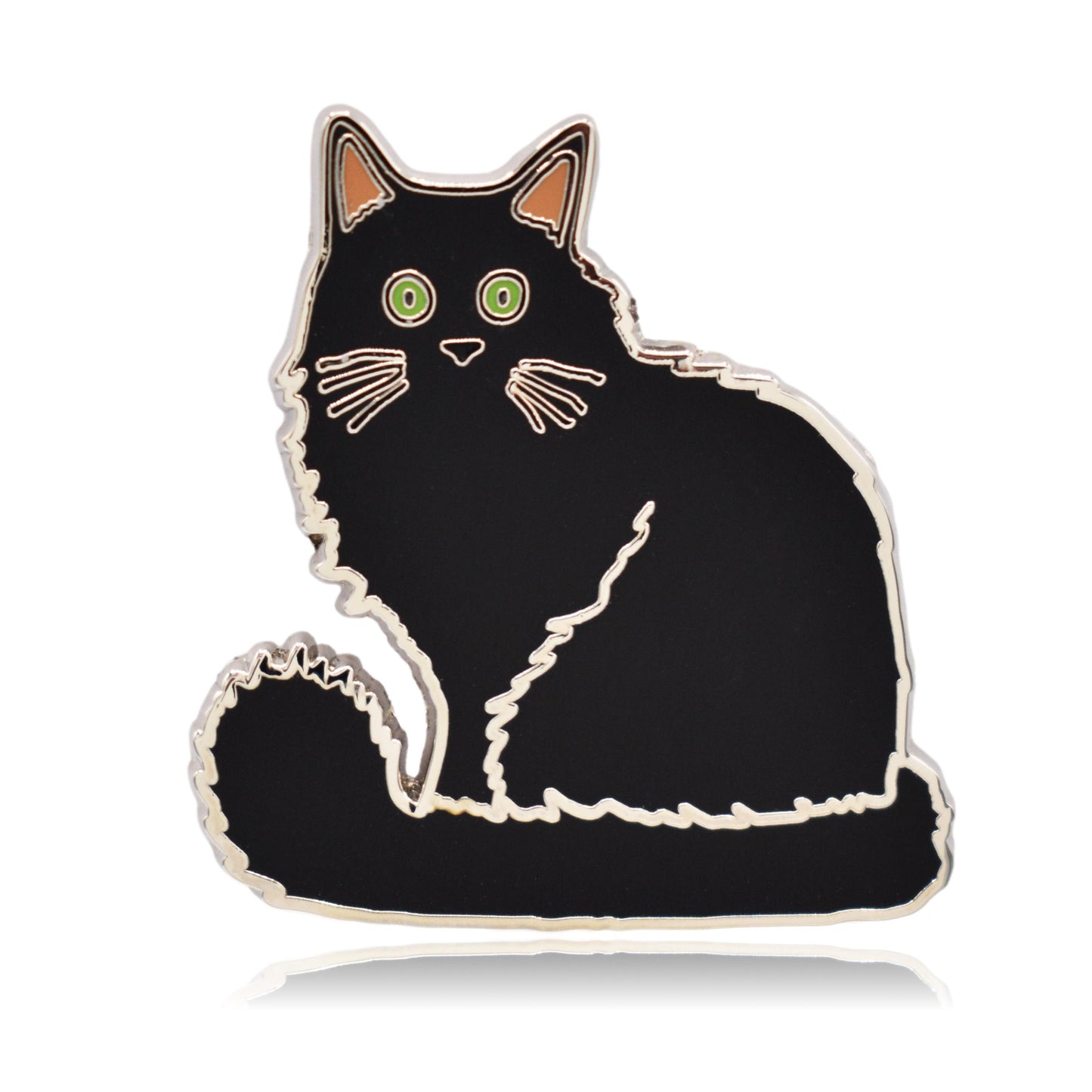 Black Cat Enamel Pin | Clayton Jewelry Labs