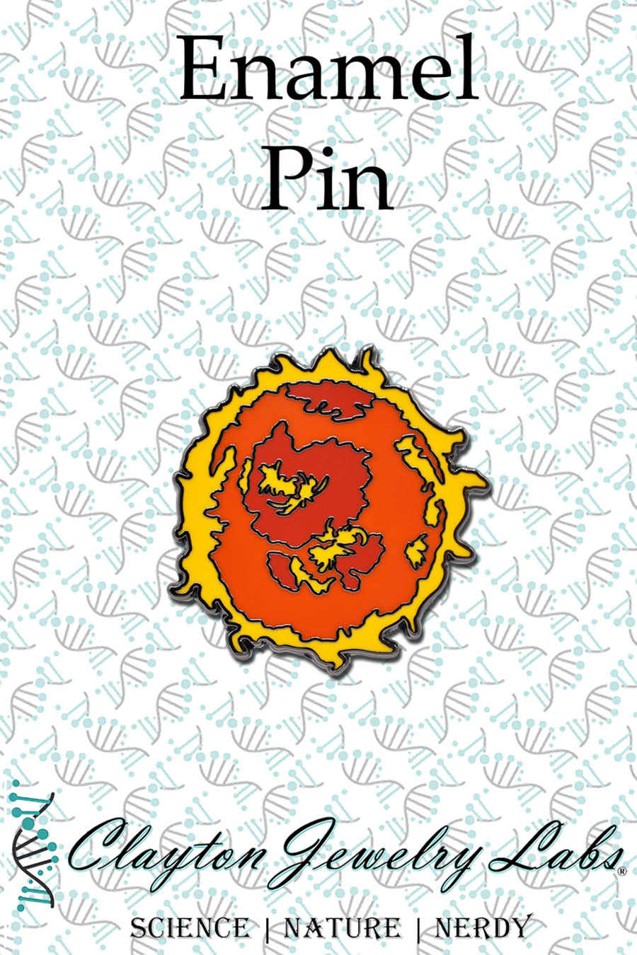 Solar System Planets Enamel Pin Set of 12