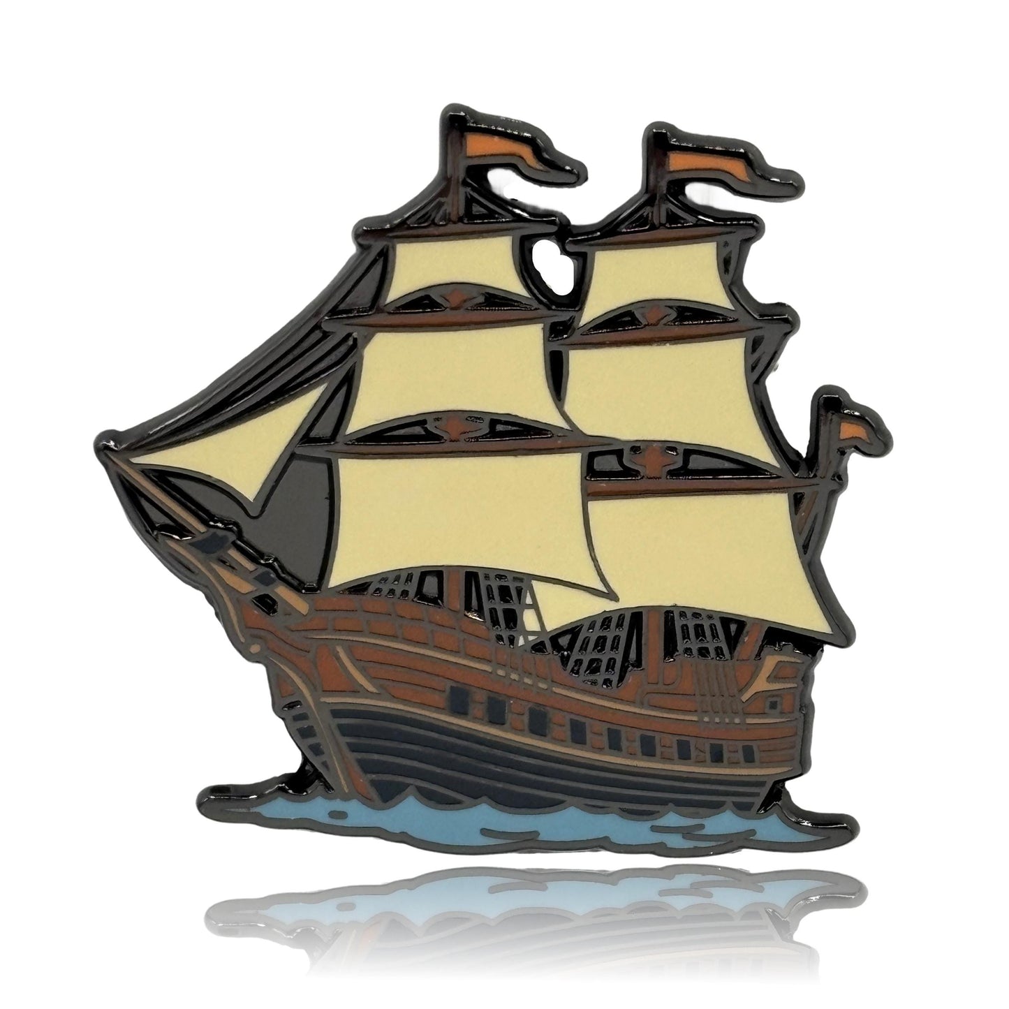 Sailing Ship Enamel Pin - Clayton Jewelry Labs