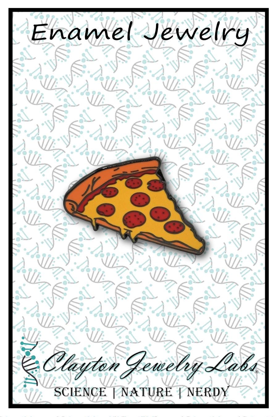 Pepperoni Pizza Enamel Pin - Clayton Jewelry Labs