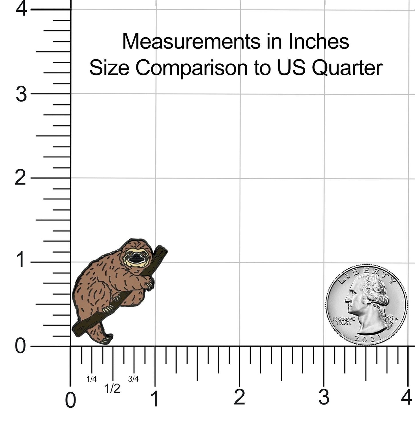 a ruler with an image of a beaver on it