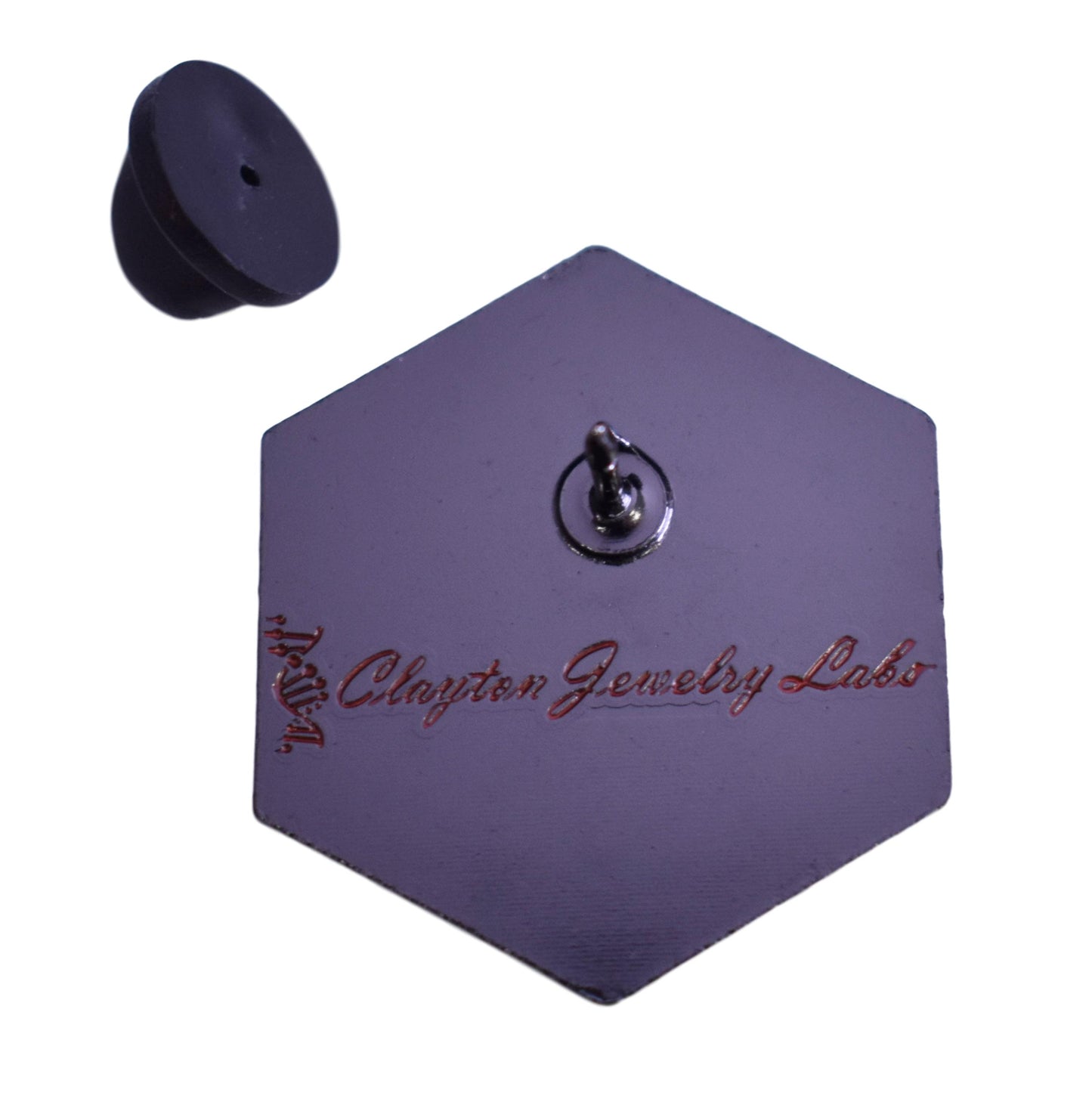 D20 Twenty-Sided Die Hard Enamel Lapel Pin