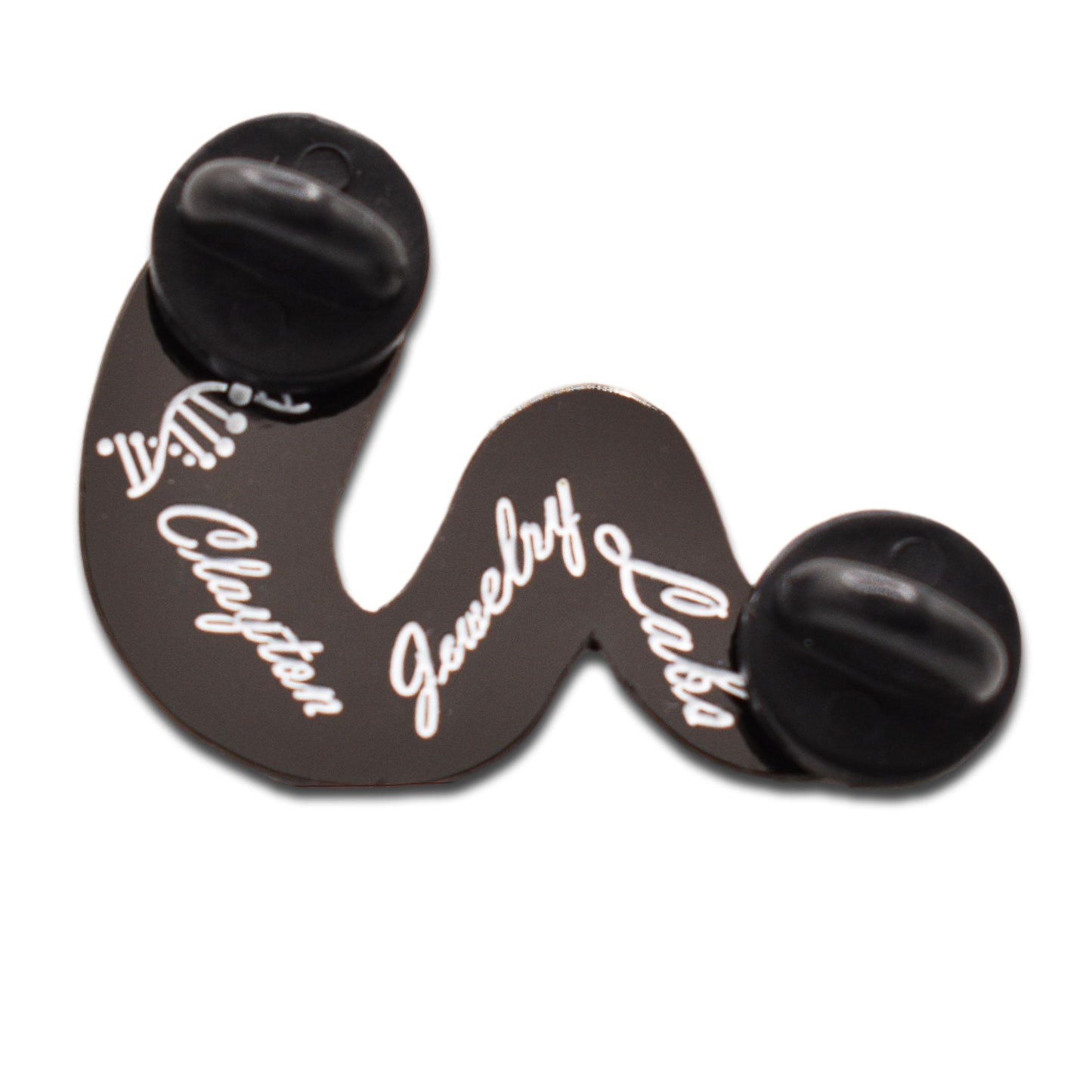 Cartoon Earthworm Hard Enamel Pin | Clayton Jewelry Labs