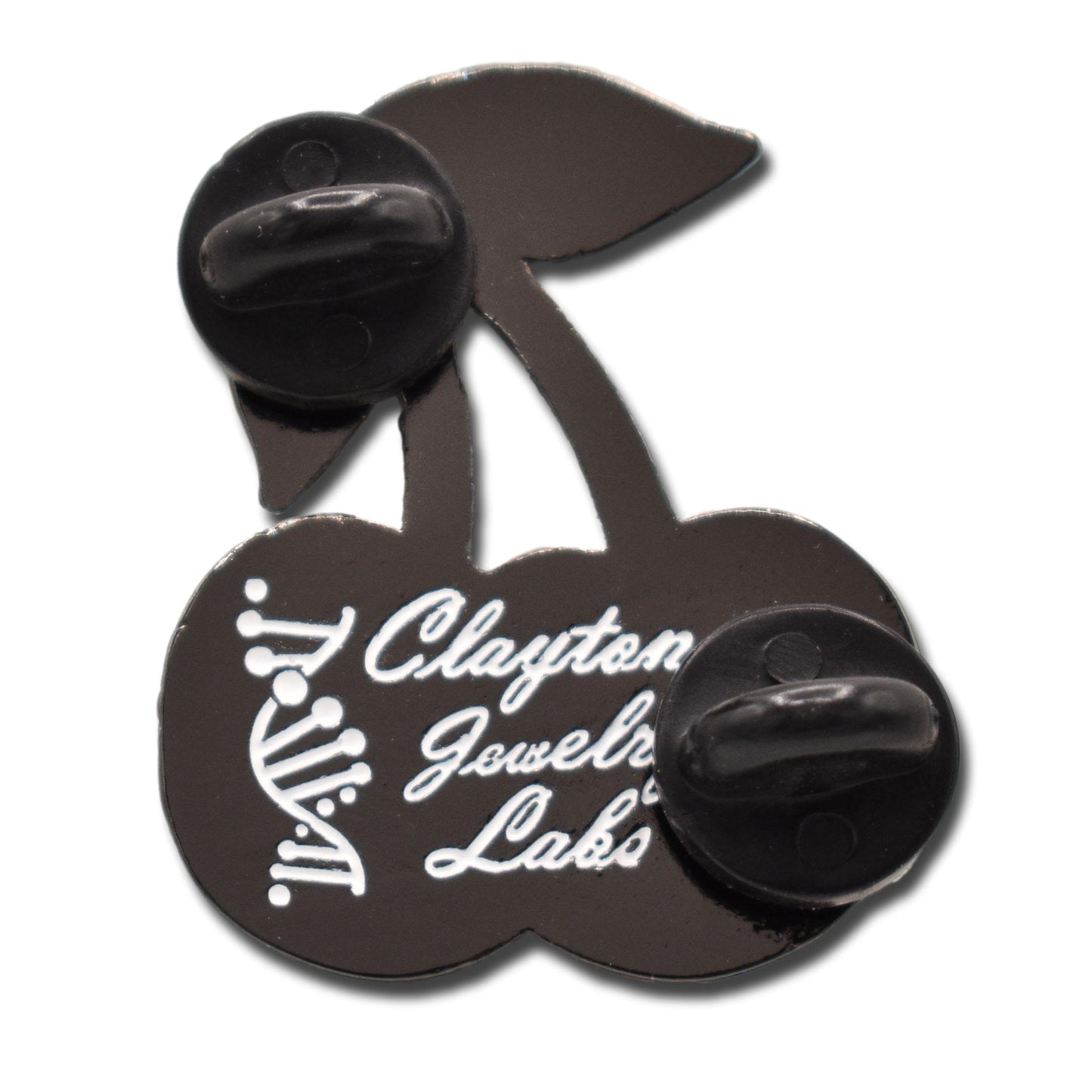 Red Cherry Hard Enamel Pin | Clayton Jewelry Labs