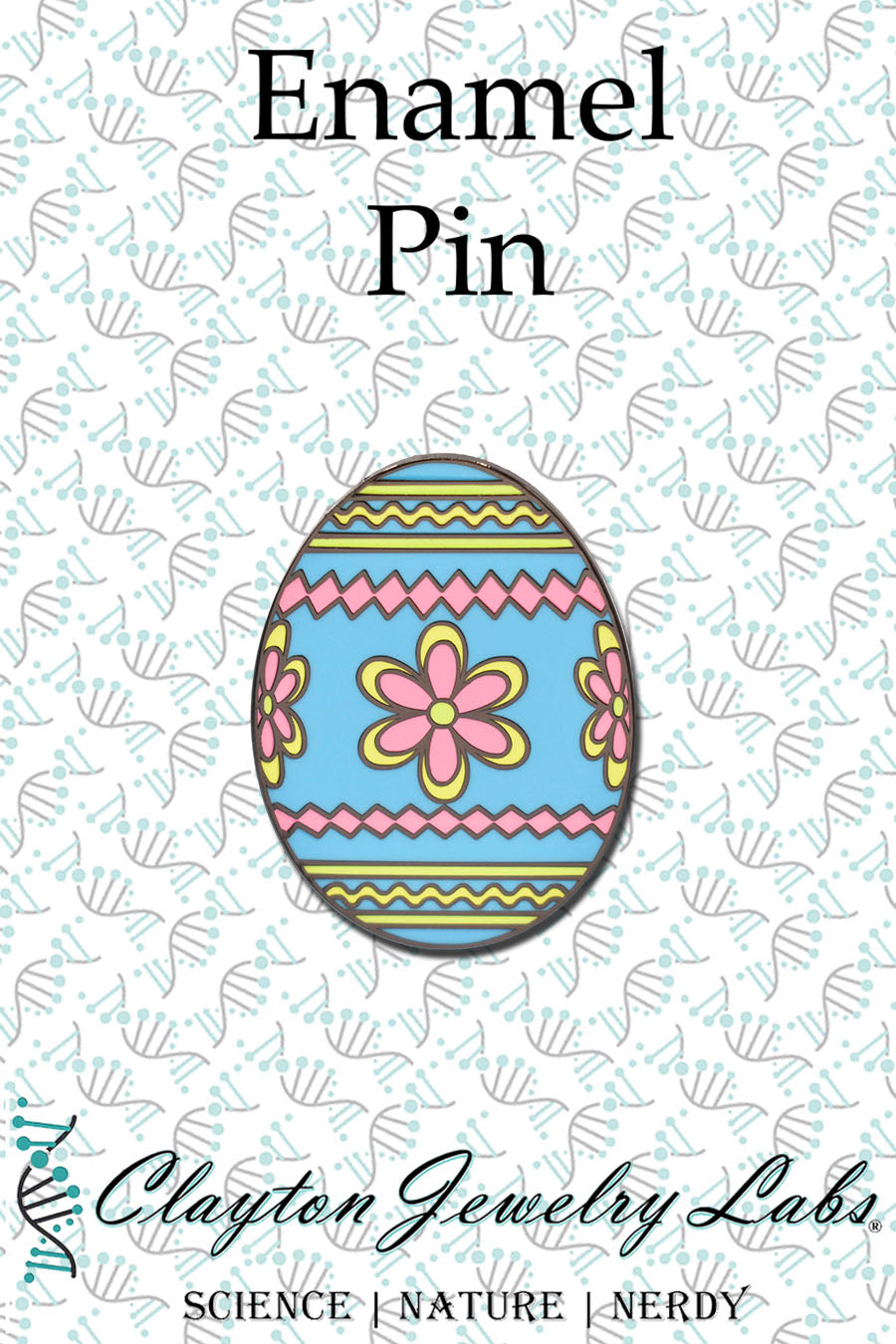 Easter Egg Hard Enamel Pin | Clayton Jewelry Labs