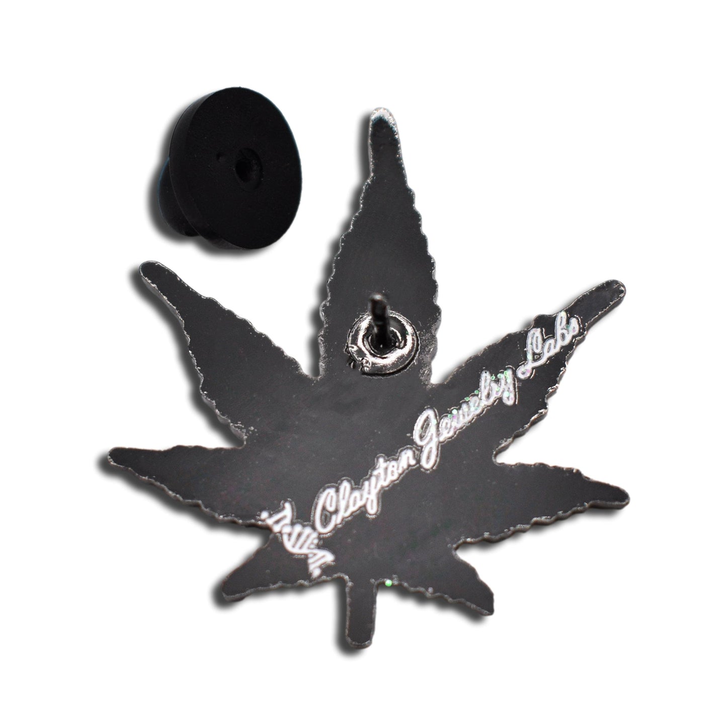 Marijuana Weed Leaf Enamel Lapel Pin