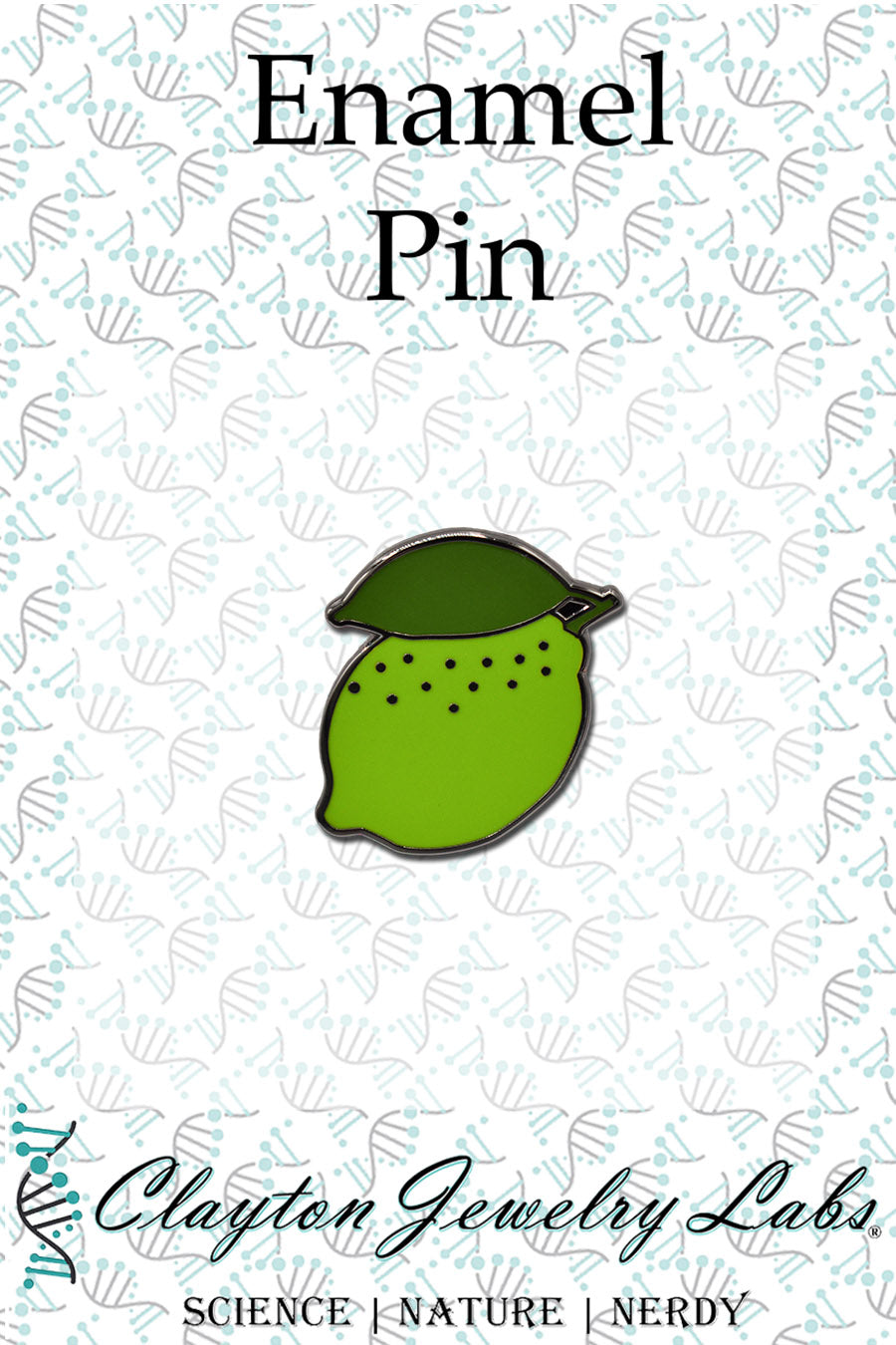 Black Lime Hard Enamel Pin - Clayton Jewelry Labs