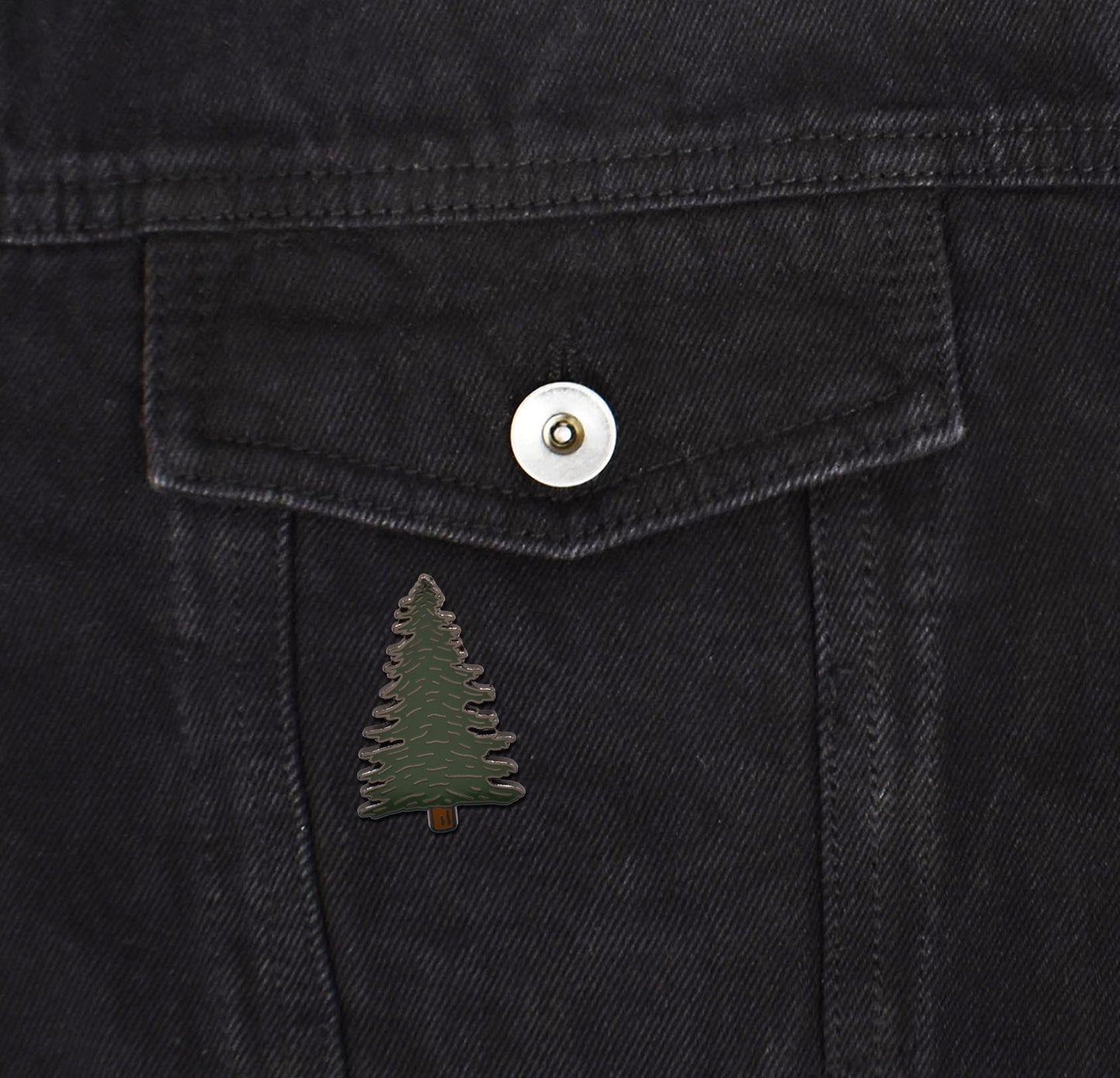 Evergreen Pine Tree Hard Enamel Pin | Clayton Jewelry Labs