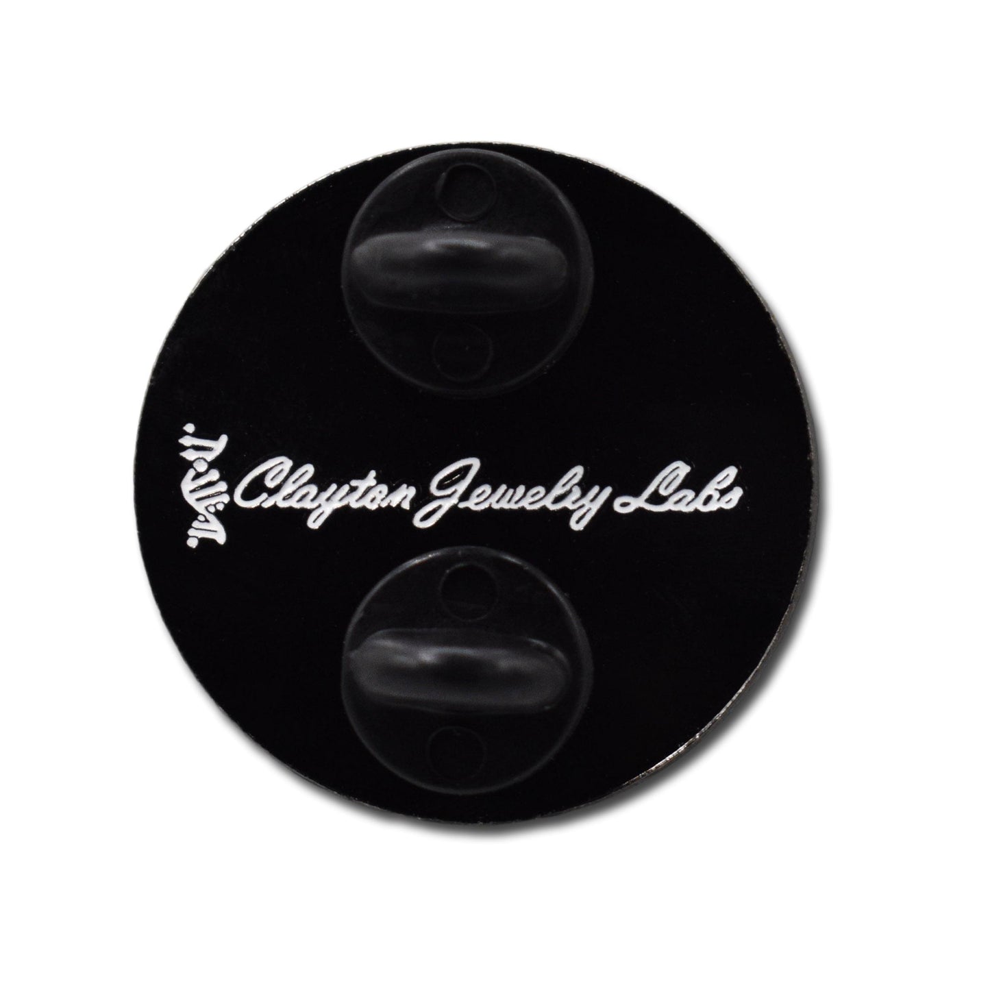 Black Planet Earth Hard Enamel Pin - Clayton Jewelry Labs