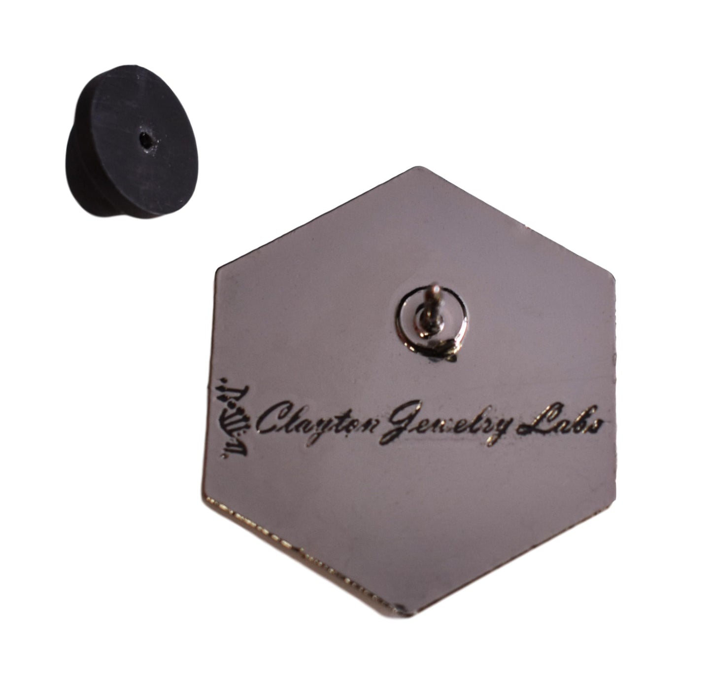 D20 Twenty-Sided Die Hard Enamel Lapel Pin