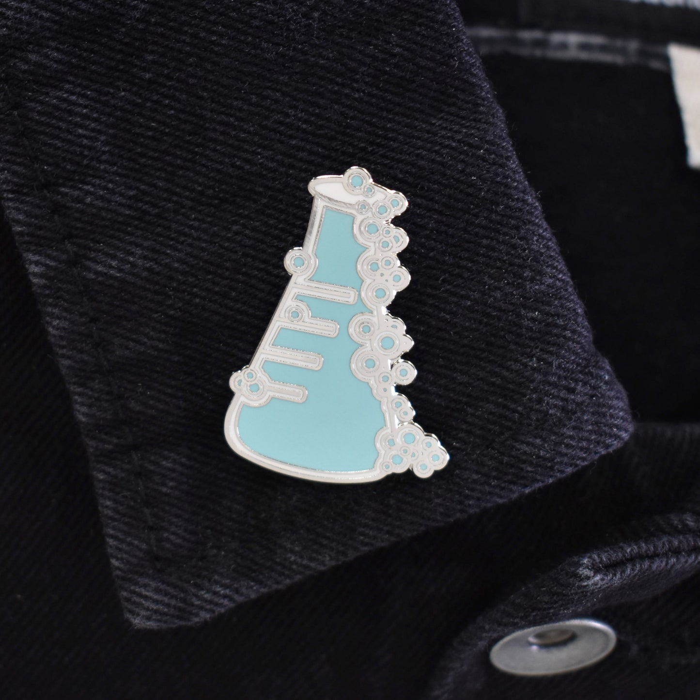 Erlenmeyer Flask Hard Enamel Lapel Pin