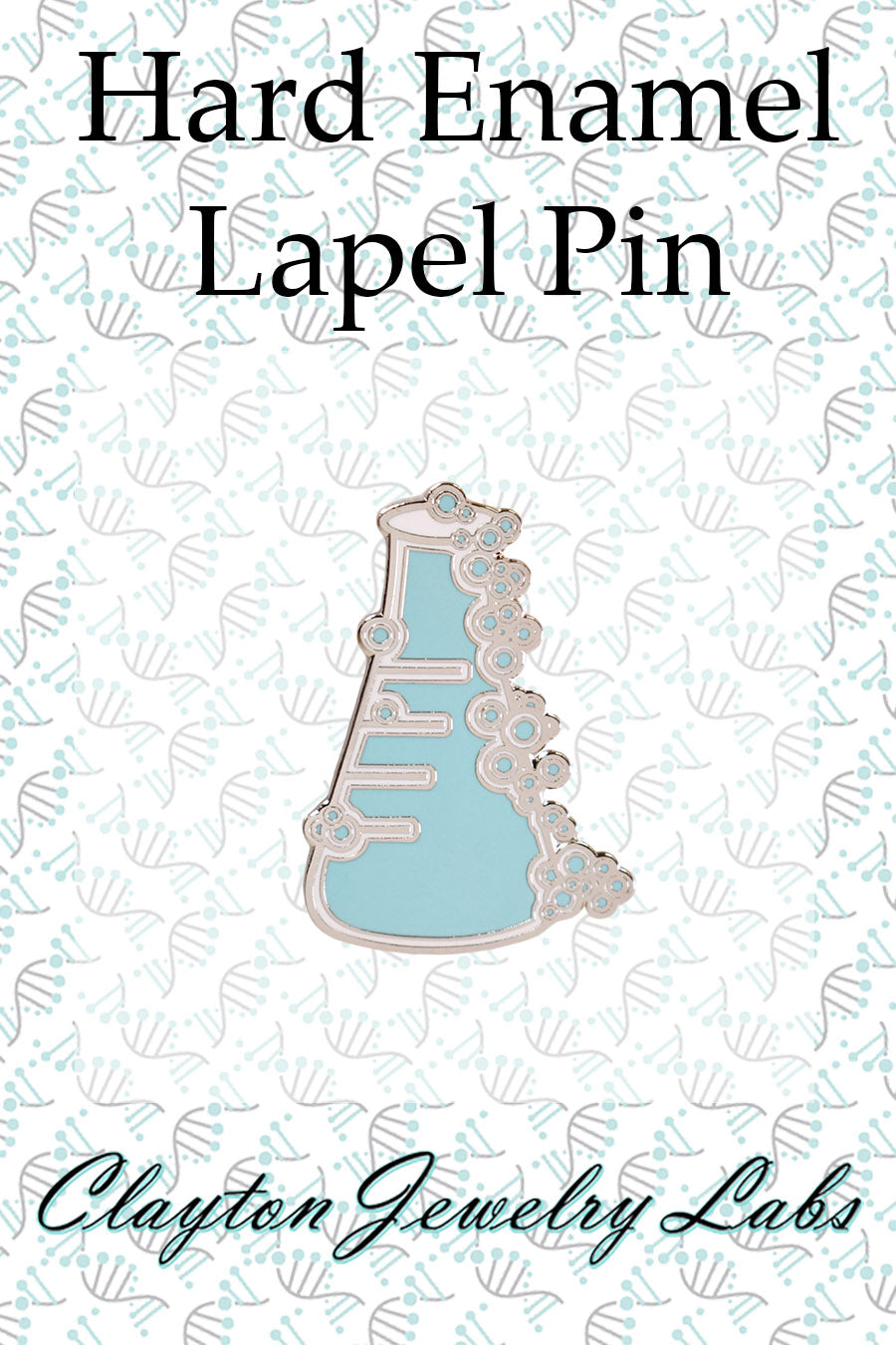 Erlenmeyer Flask Hard Enamel Lapel Pin