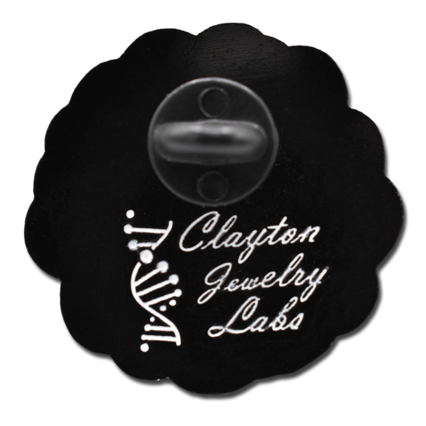 Camellias Flower Hard Enamel Pin | Clayton Jewelry Labs