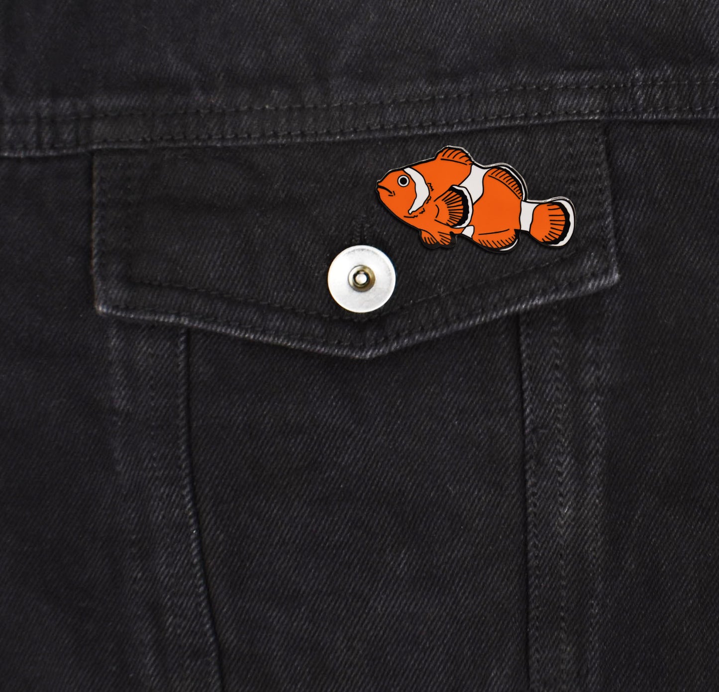Clownfish Hard Enamel Pin - Clayton Jewelry Labs
