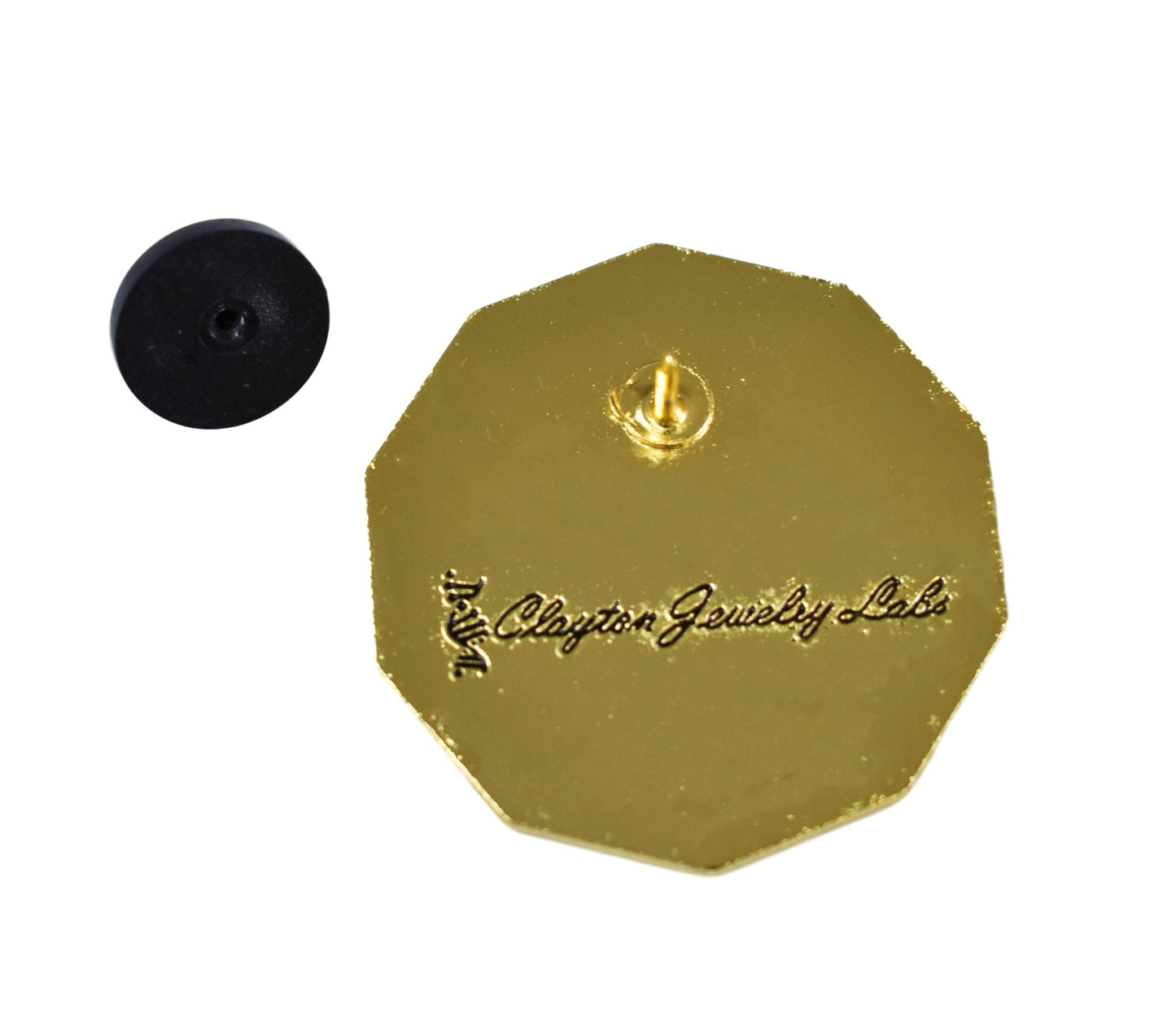 D12 Twelve-Sided Die Hard Enamel Lapel Pin