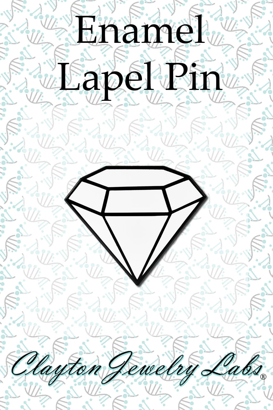 Diamond Hard Enamel Lapel Pin