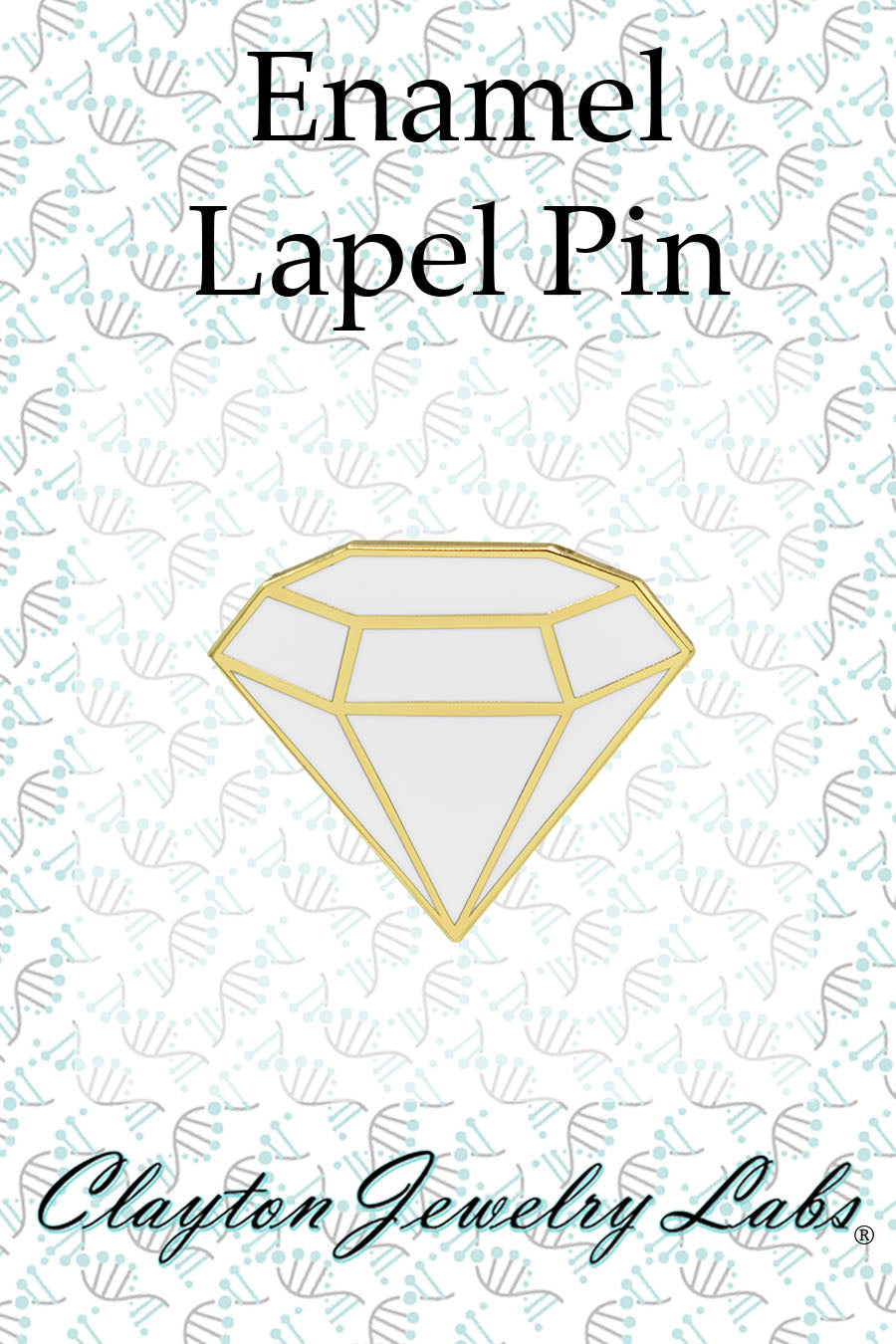 Diamond Hard Enamel Lapel Pin