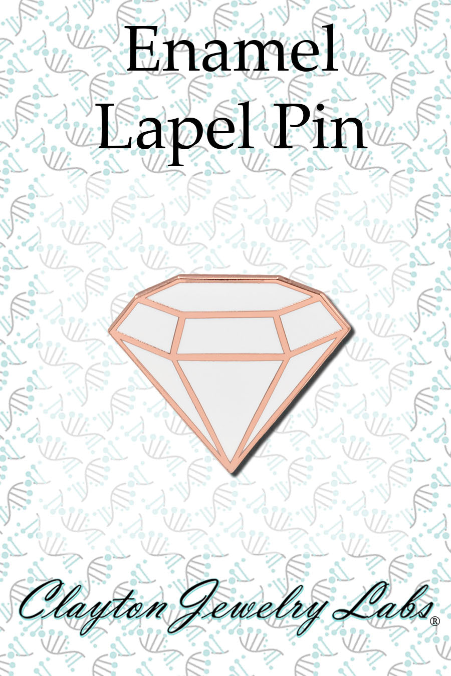 Diamond Hard Enamel Lapel Pin