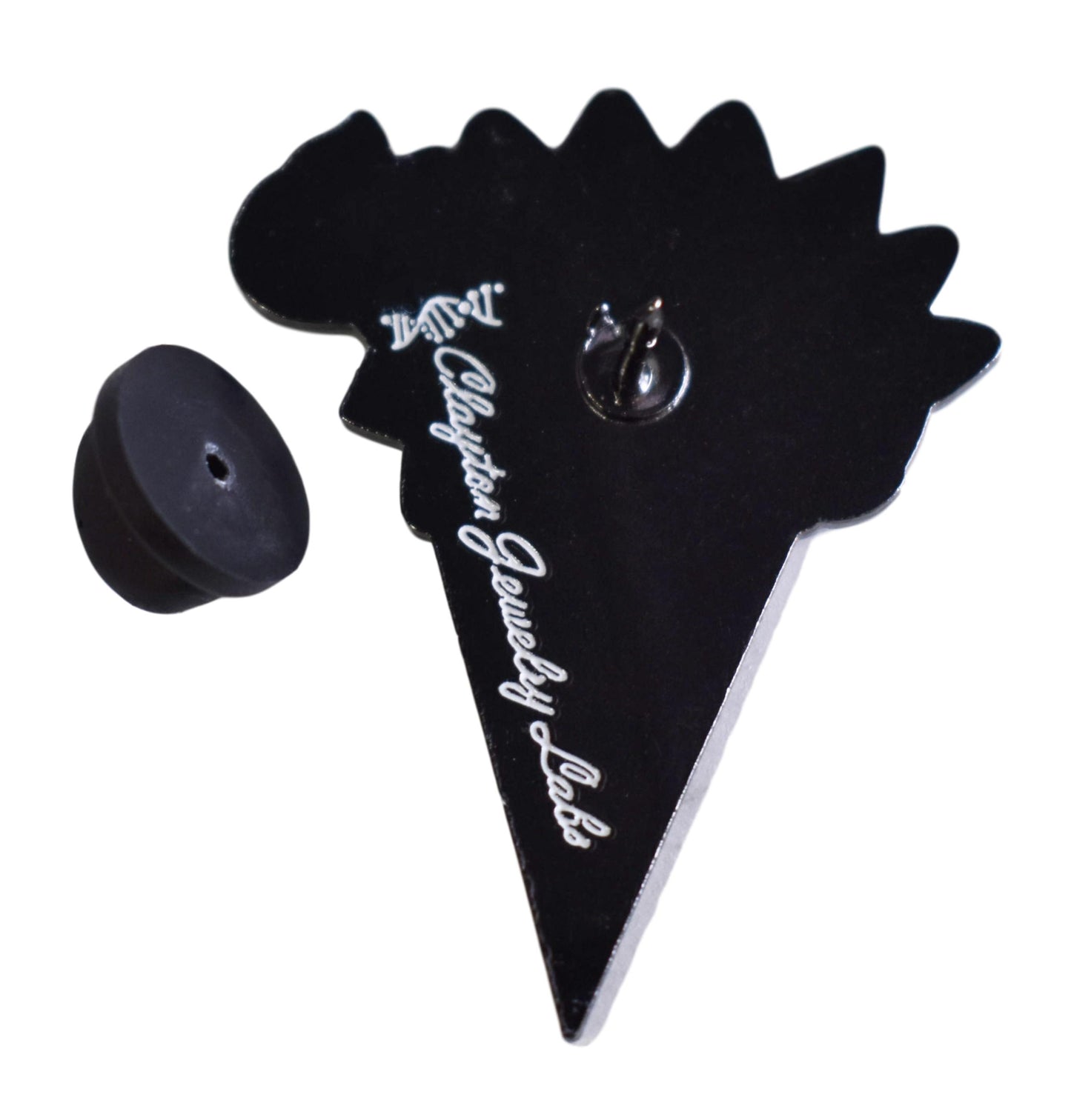 Dinocone Dinosaur Stegosaurus Hard Enamel Lapel Pin