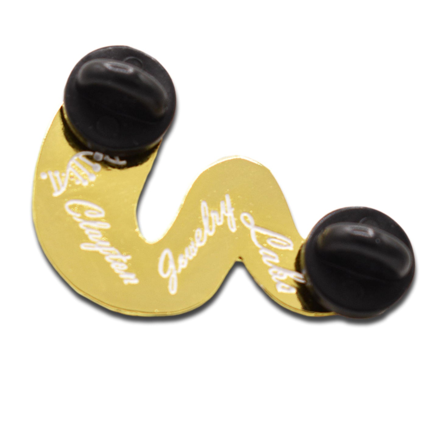 Cartoon Earthworm Hard Enamel Pin | Clayton Jewelry Labs