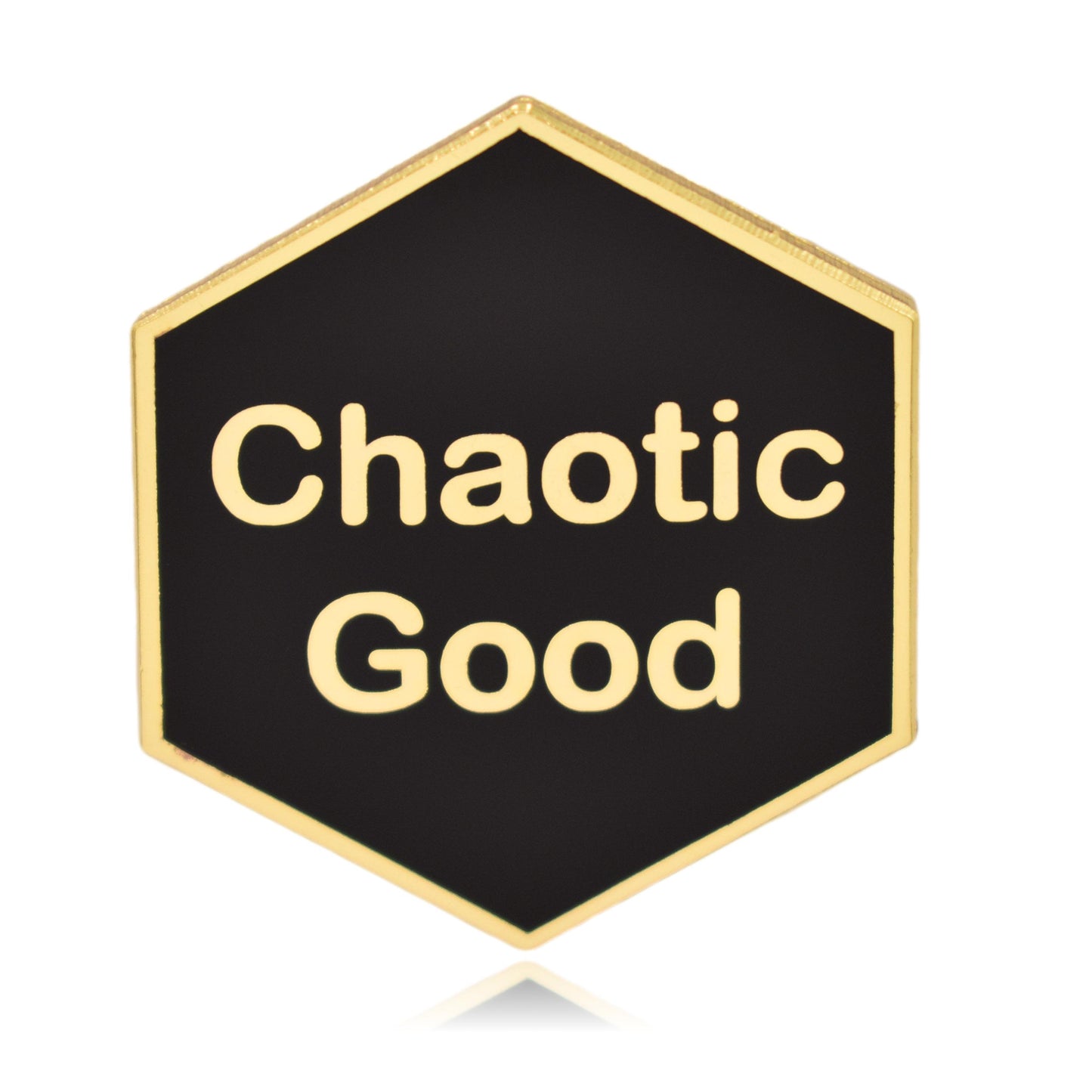 Chaotic Good Dice Hard Enamel Pin | Clayton Jewelry Labs