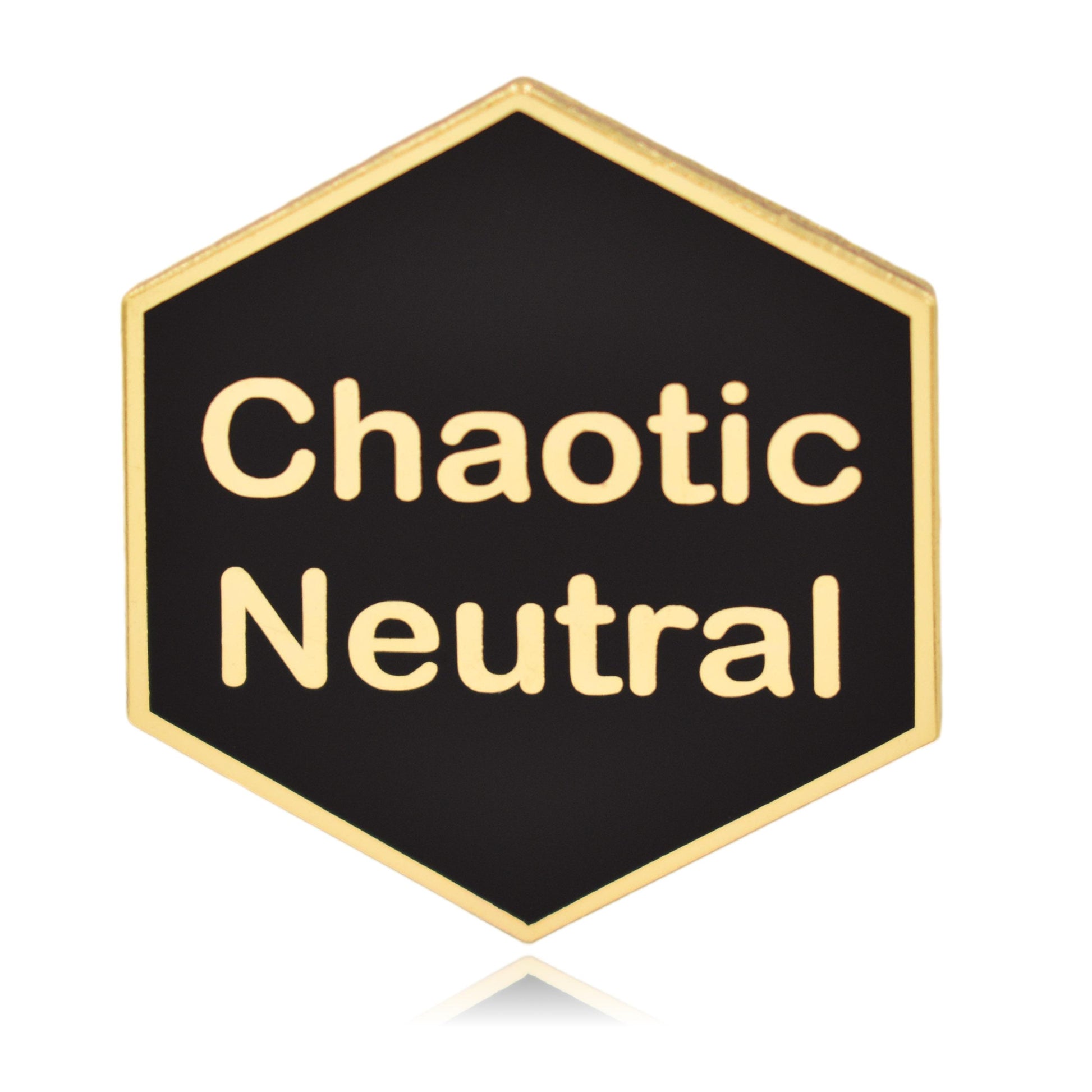 Chaotic Neutral Dice Hard Enamel Pin | Clayton Jewelry Labs