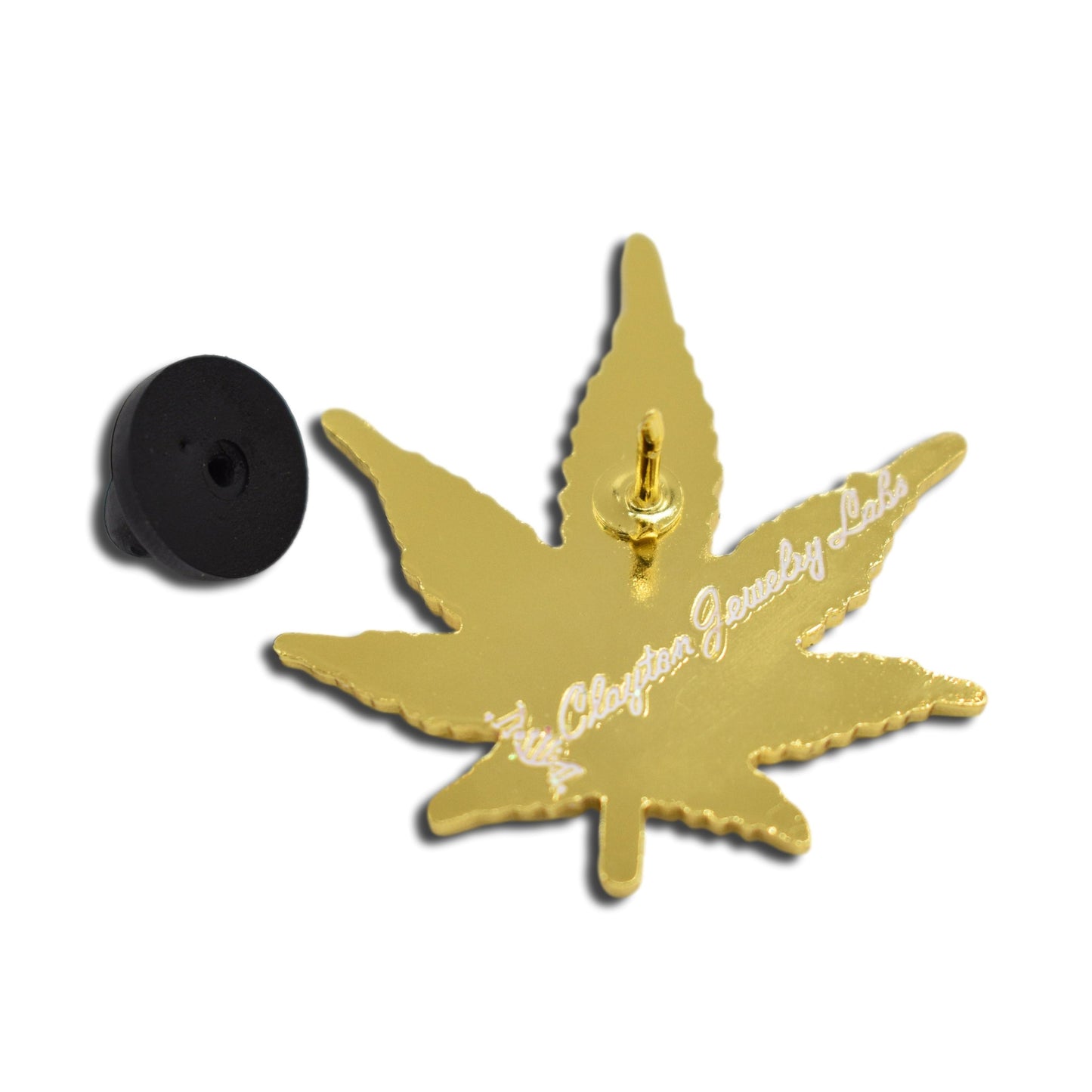 Marijuana Weed Leaf Enamel Lapel Pin