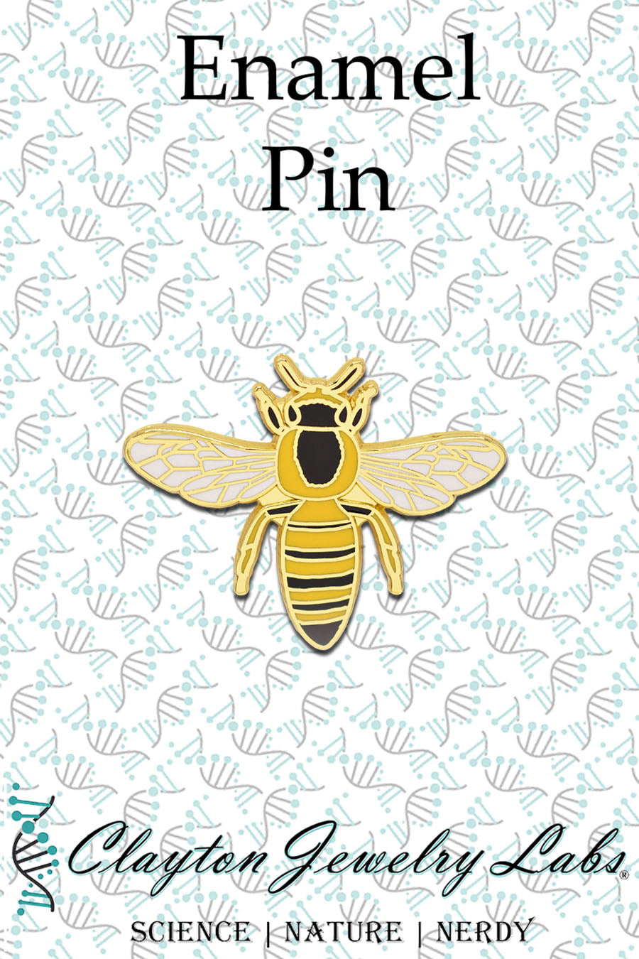 Honey Bee Hard Enamel Pin | Clayton Jewelry Labs