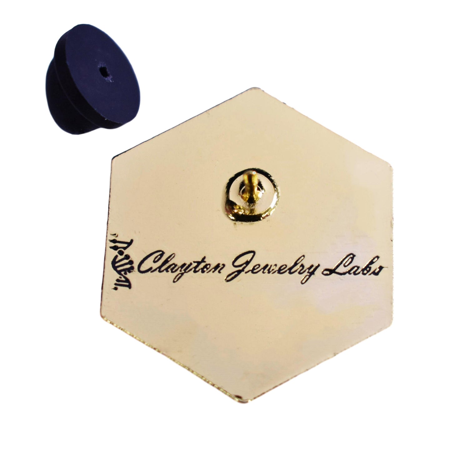 D20 Twenty-Sided Die Hard Enamel Lapel Pin