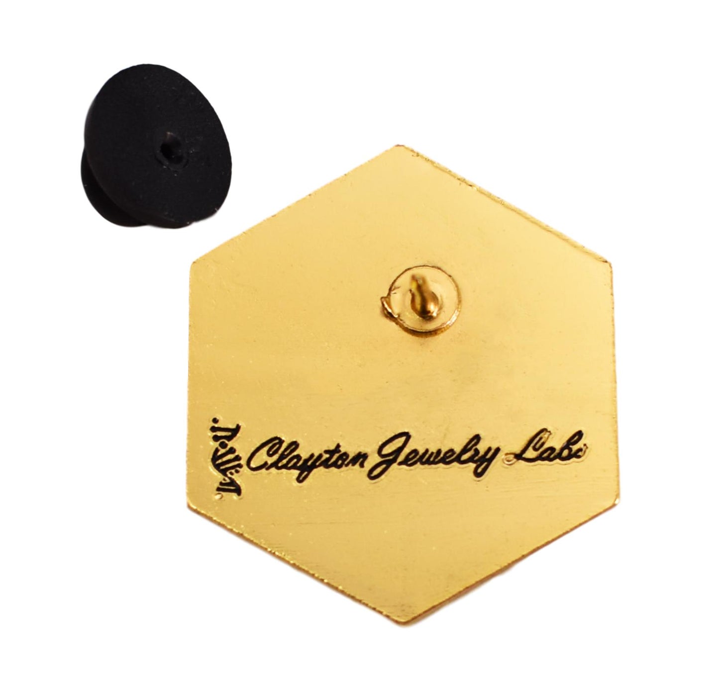 D6 Six-Sided Die Hard Enamel Lapel Pin