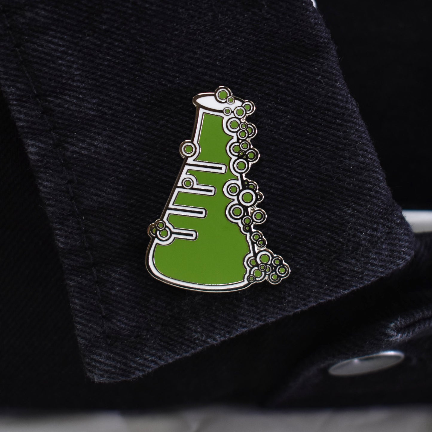 Erlenmeyer Flask Hard Enamel Lapel Pin