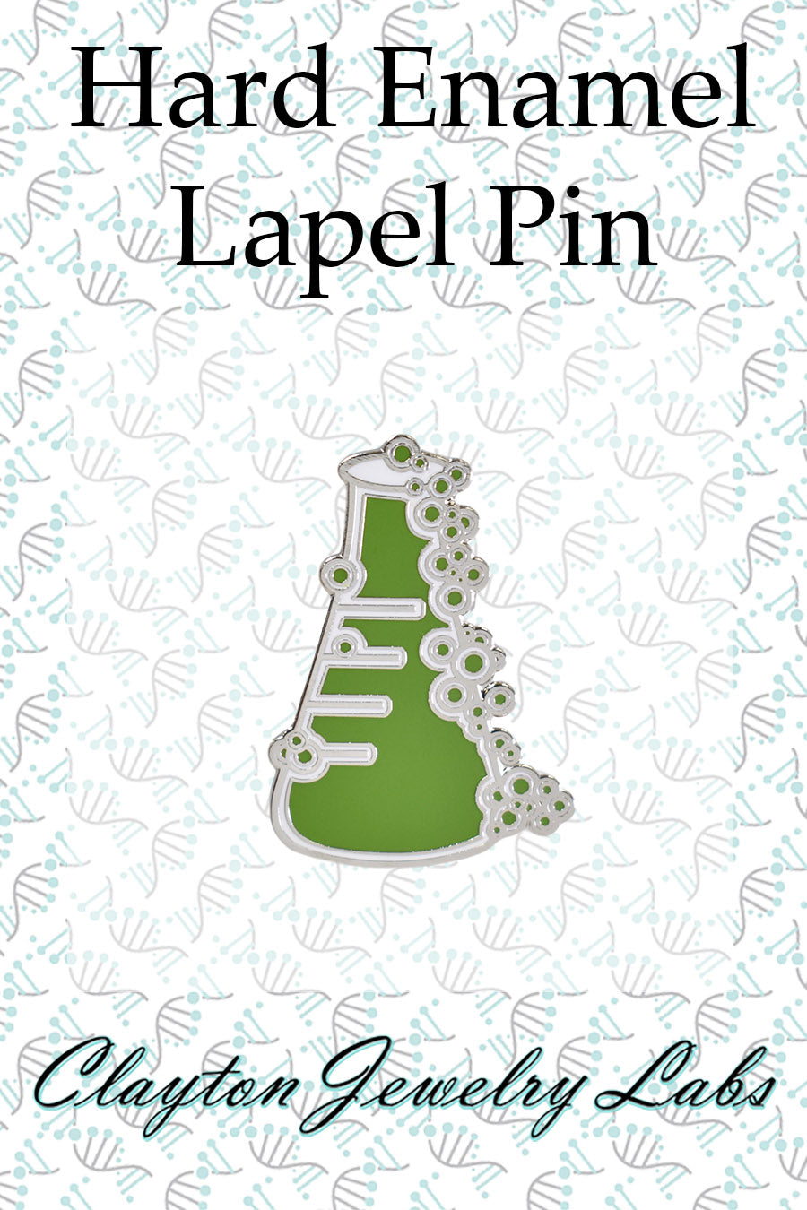 Erlenmeyer Flask Hard Enamel Lapel Pin