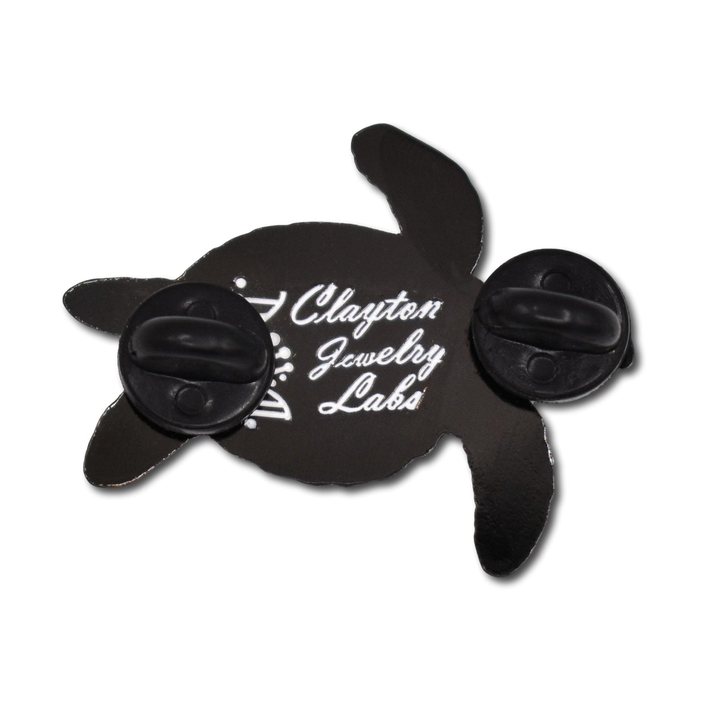 Hawksbill Sea Turtle Hard Enamel Pin | Clayton Jewelry Labs