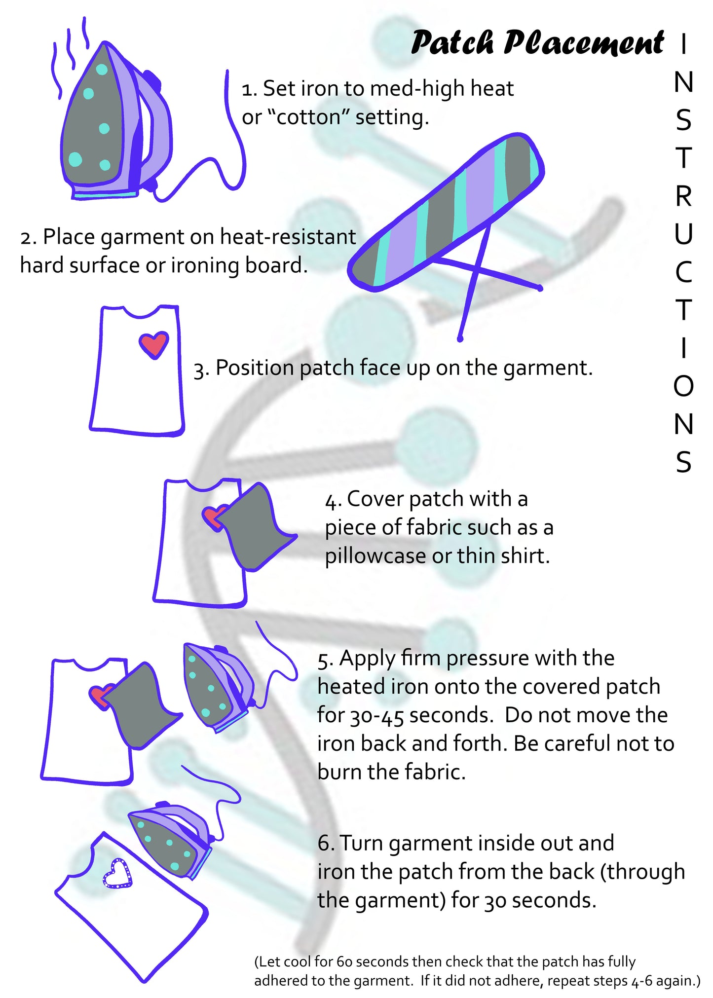 Iron-On Patch Instructions