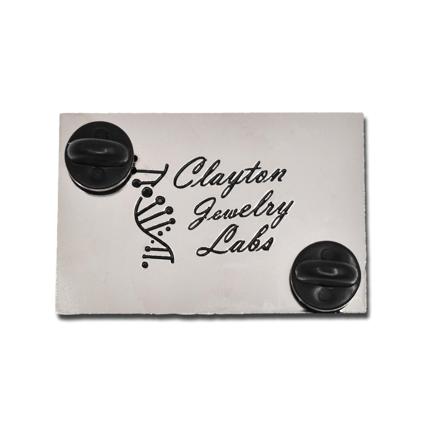 White Periodic Table of Elements Hard Enamel Pin | Clayton Jewelry Labs