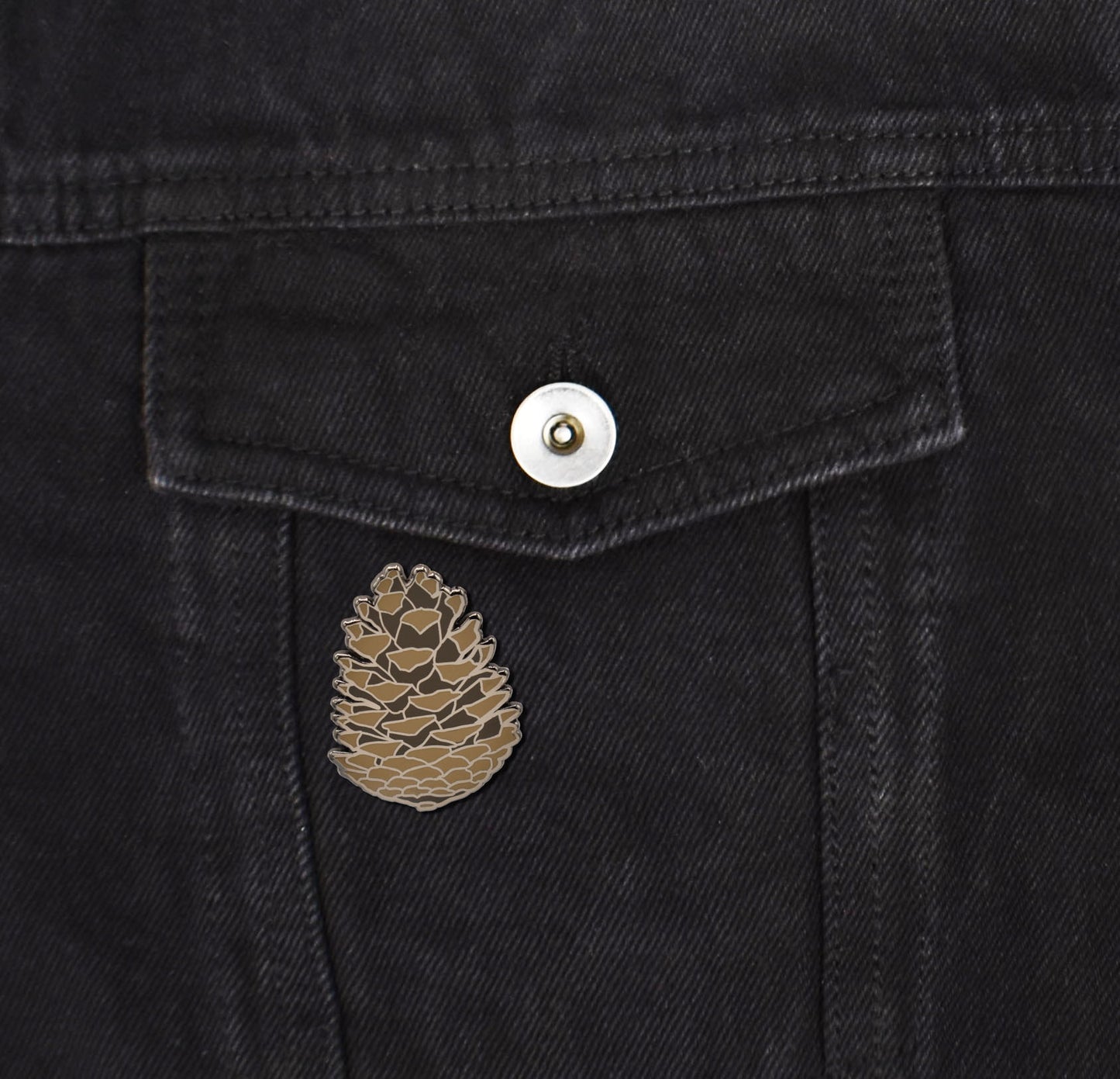 Pinecone Hard Enamel Lapel Pin