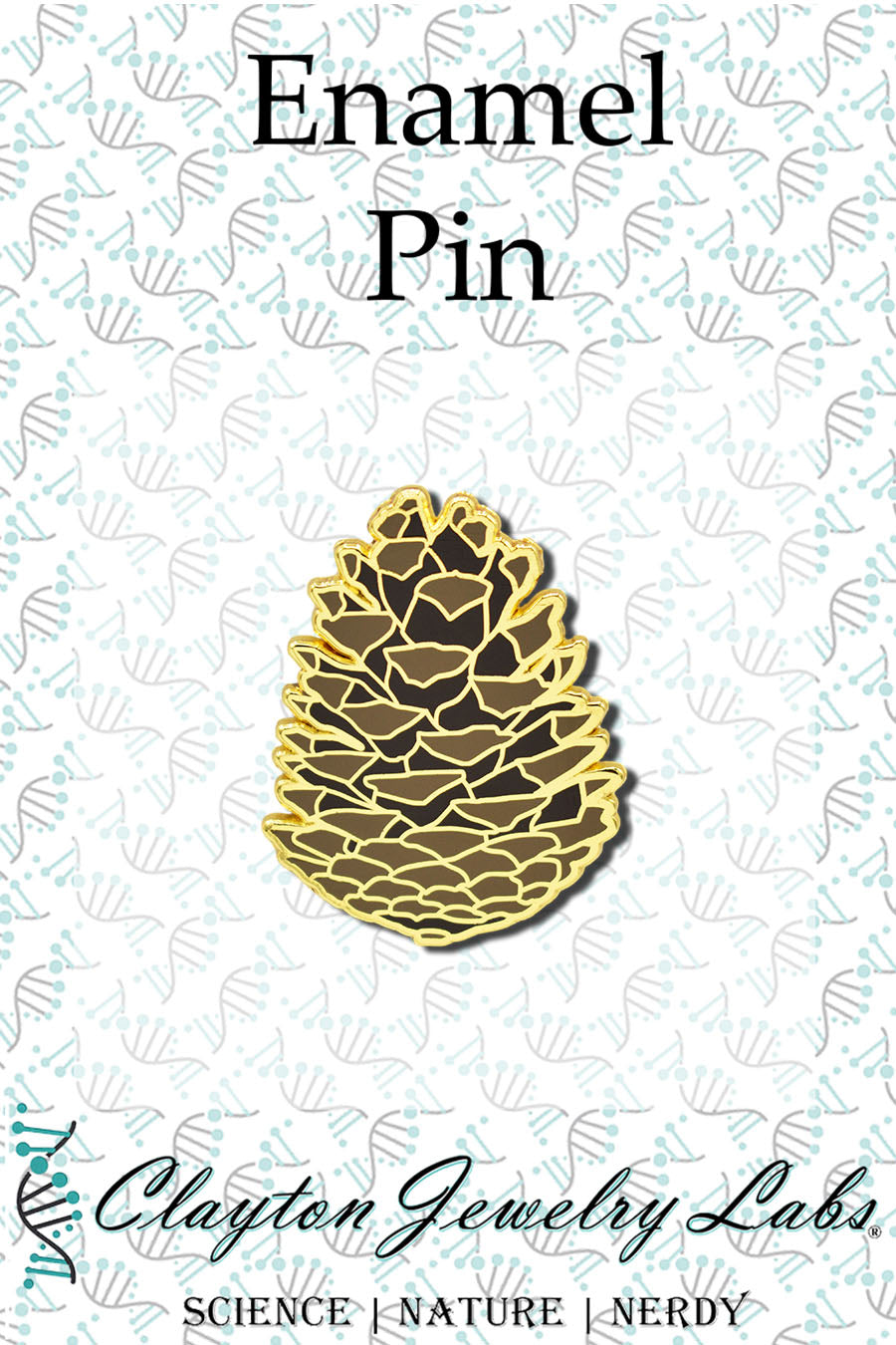 Pinecone Hard Enamel Lapel Pin