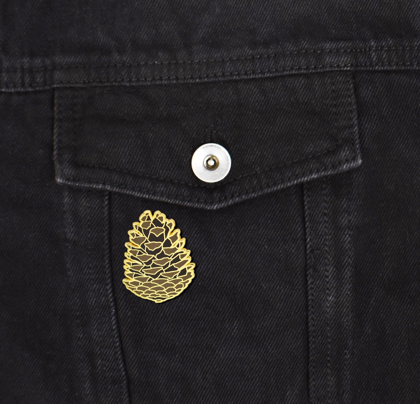 Pinecone Hard Enamel Lapel Pin