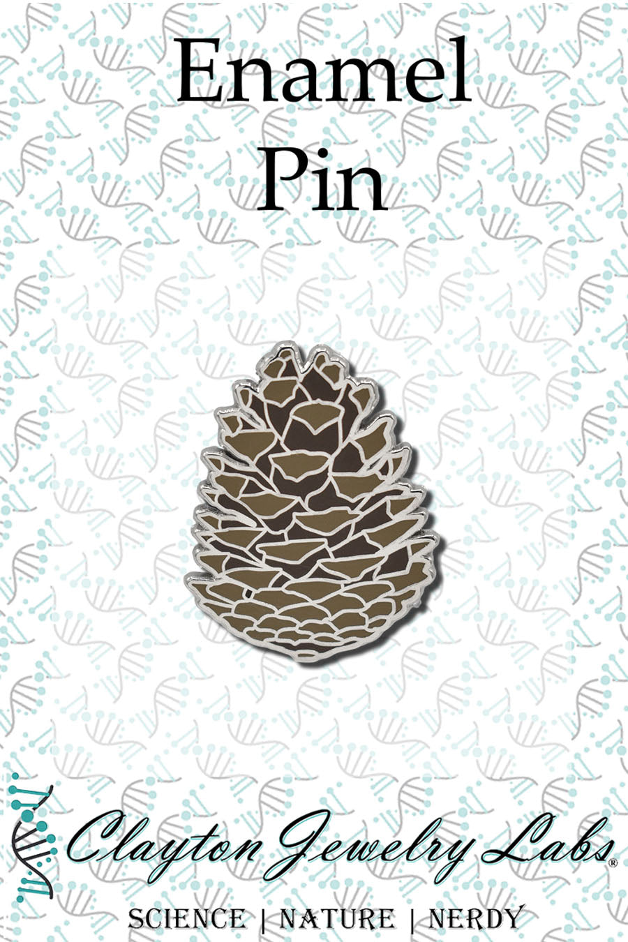 Pinecone Hard Enamel Lapel Pin