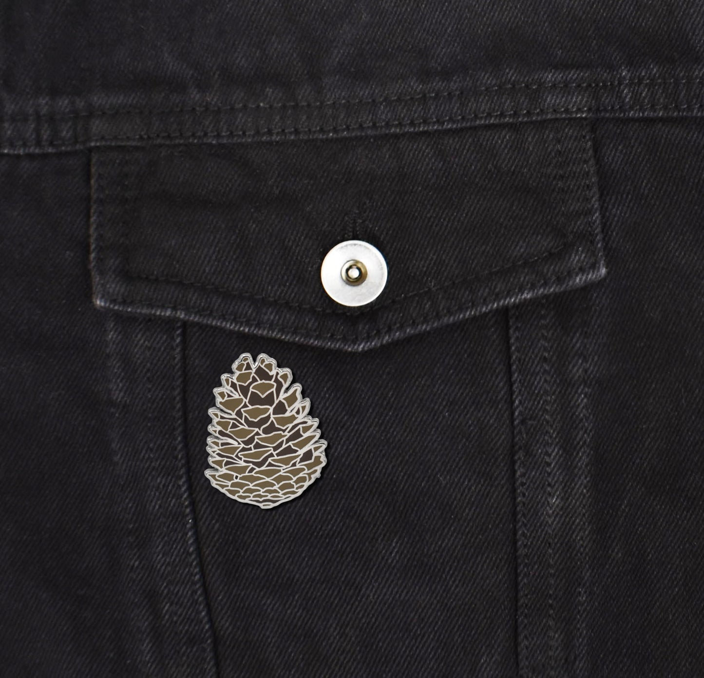Pinecone Hard Enamel Lapel Pin