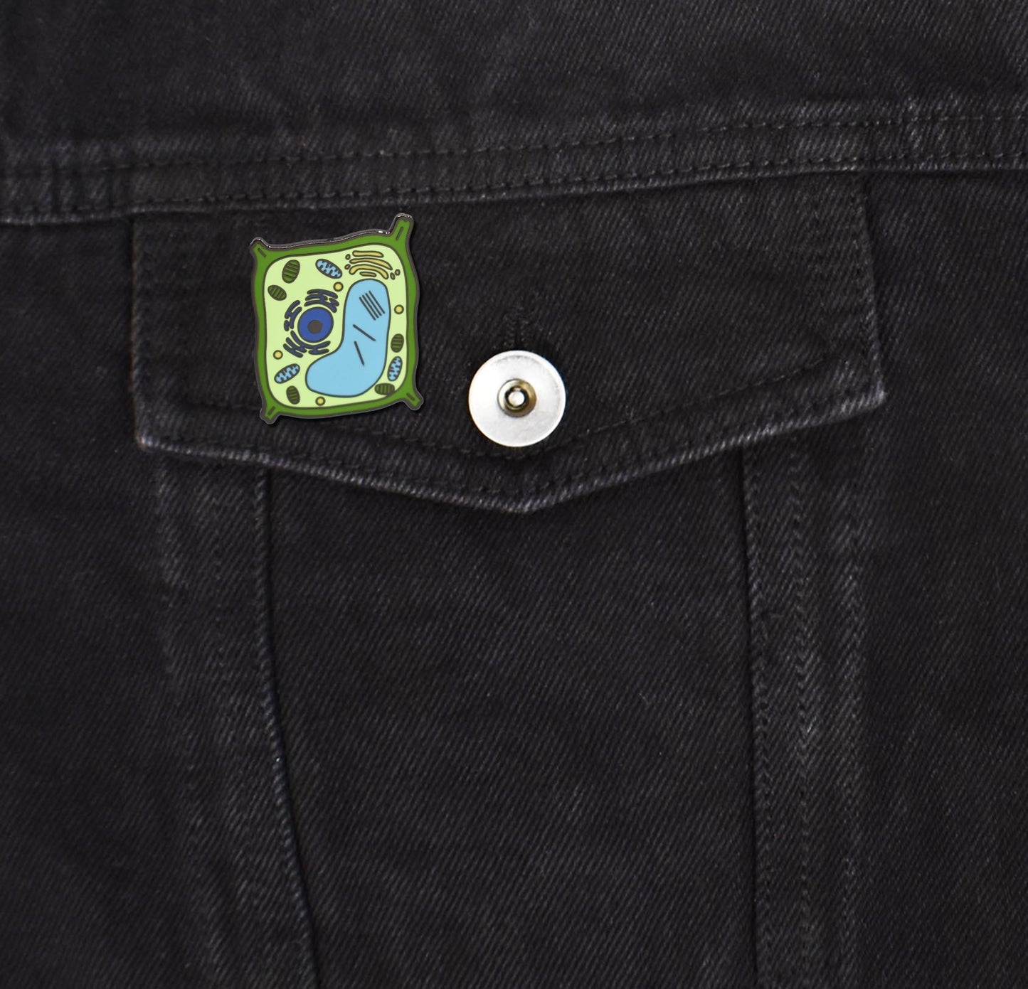 Plant Cell Biology Hard Enamel Pin | Clayton Jewelry Labs