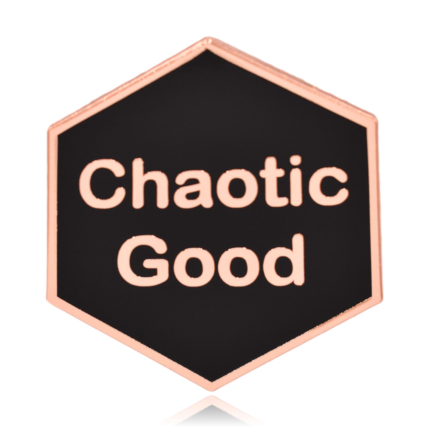 Chaotic Good Dice Hard Enamel Pin | Clayton Jewelry Labs