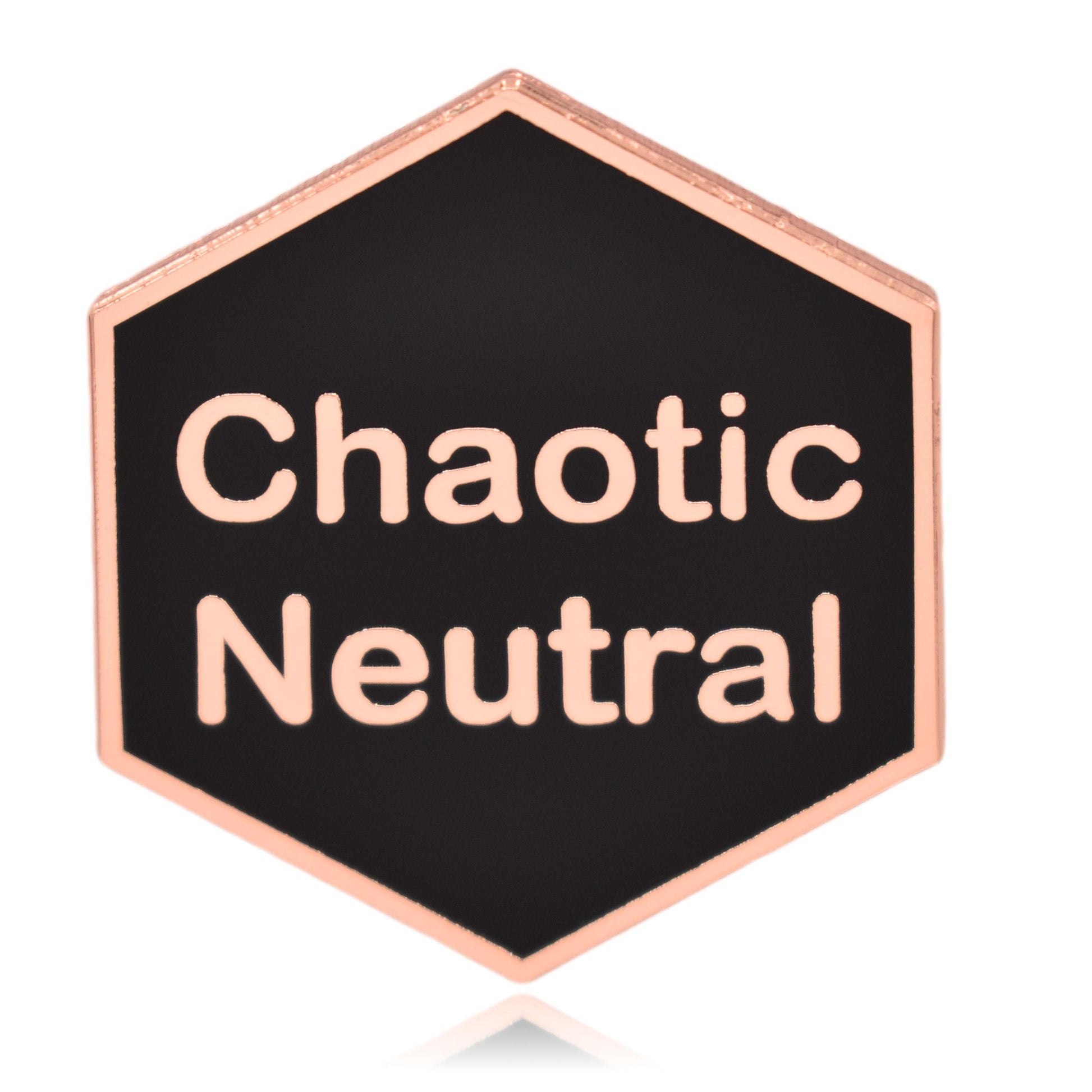 Chaotic Neutral Dice Hard Enamel Pin | Clayton Jewelry Labs