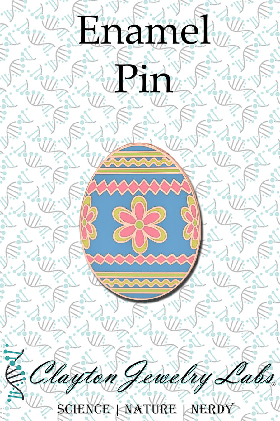 Easter Egg Hard Enamel Pin | Clayton Jewelry Labs