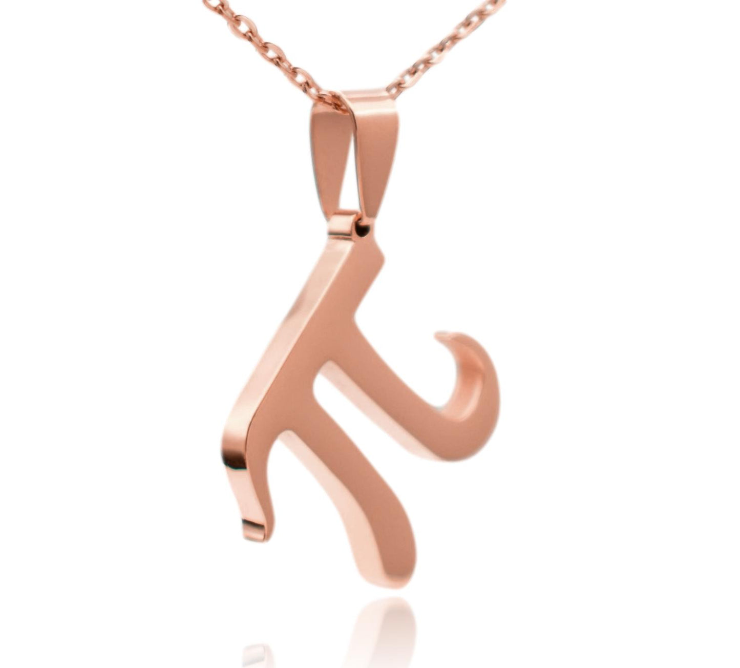 Pi Math Symbol Stainless Steel Necklace